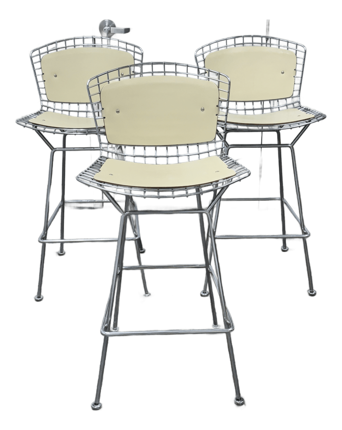 Harry Bertoia for Knoll Bertoia Bar Stools, Set of Three - Thumbnail 2
