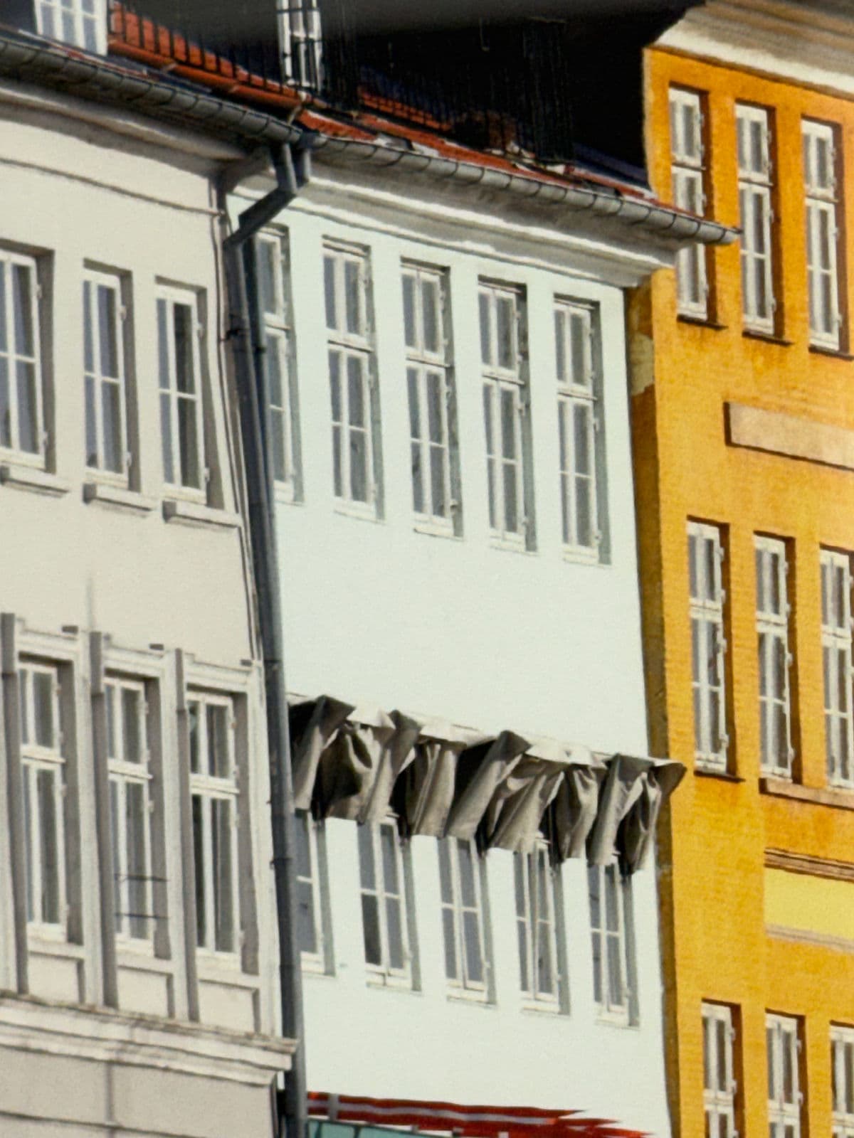 Color Photography Colorful Homes of Denmark Print, Framed - Thumbnail 11