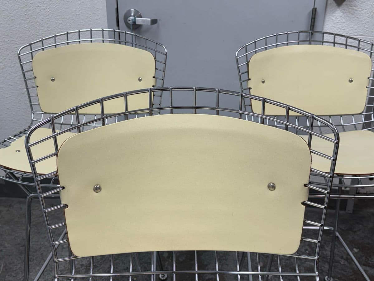 Harry Bertoia for Knoll Bertoia Bar Stools, Set of Three - Thumbnail 7