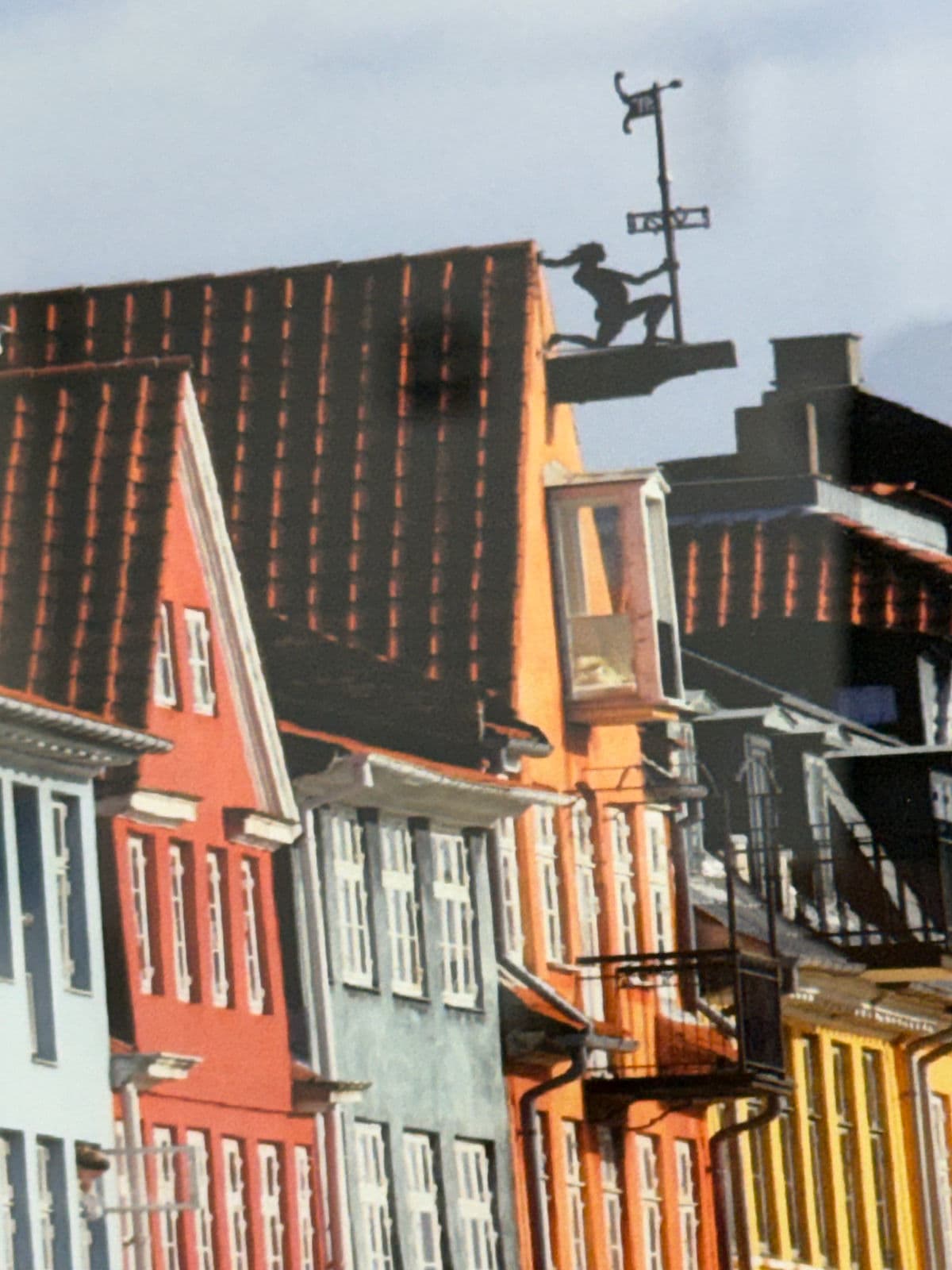 Color Photography Colorful Homes of Denmark Print, Framed - Thumbnail 10