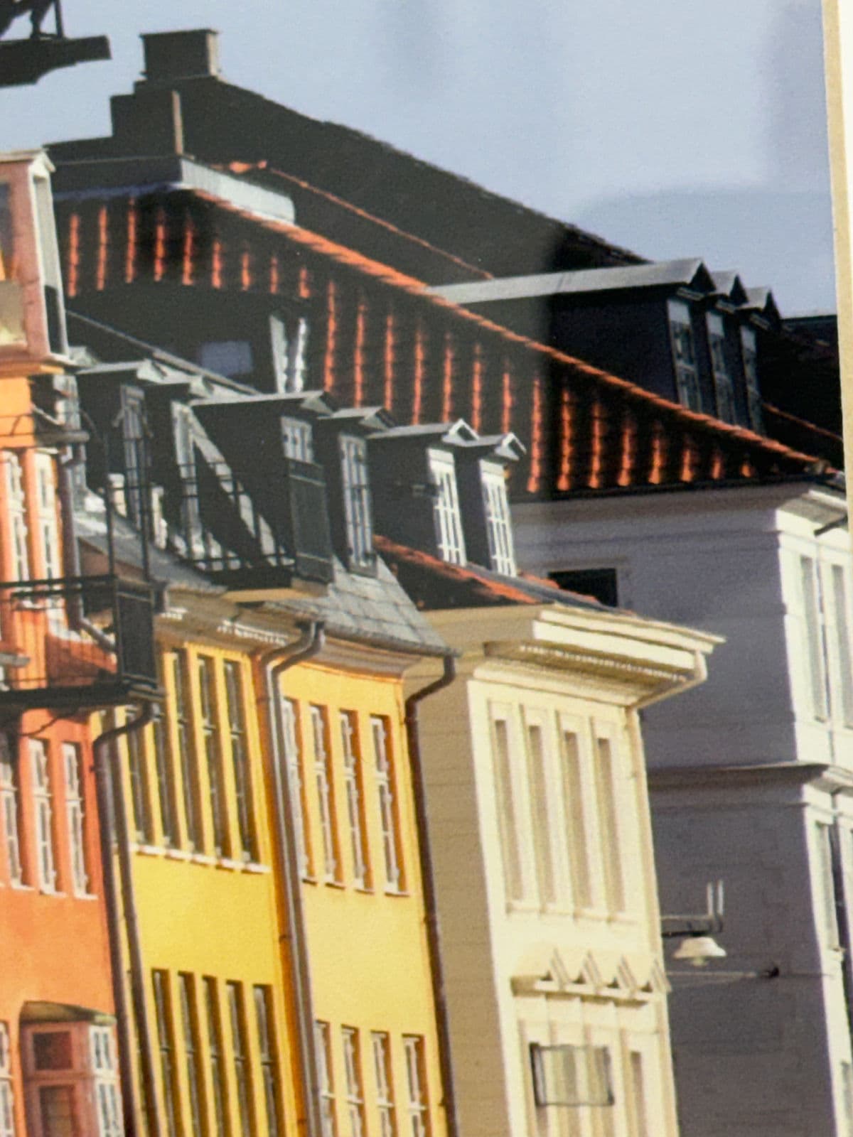 Color Photography Colorful Homes of Denmark Print, Framed - Thumbnail 7