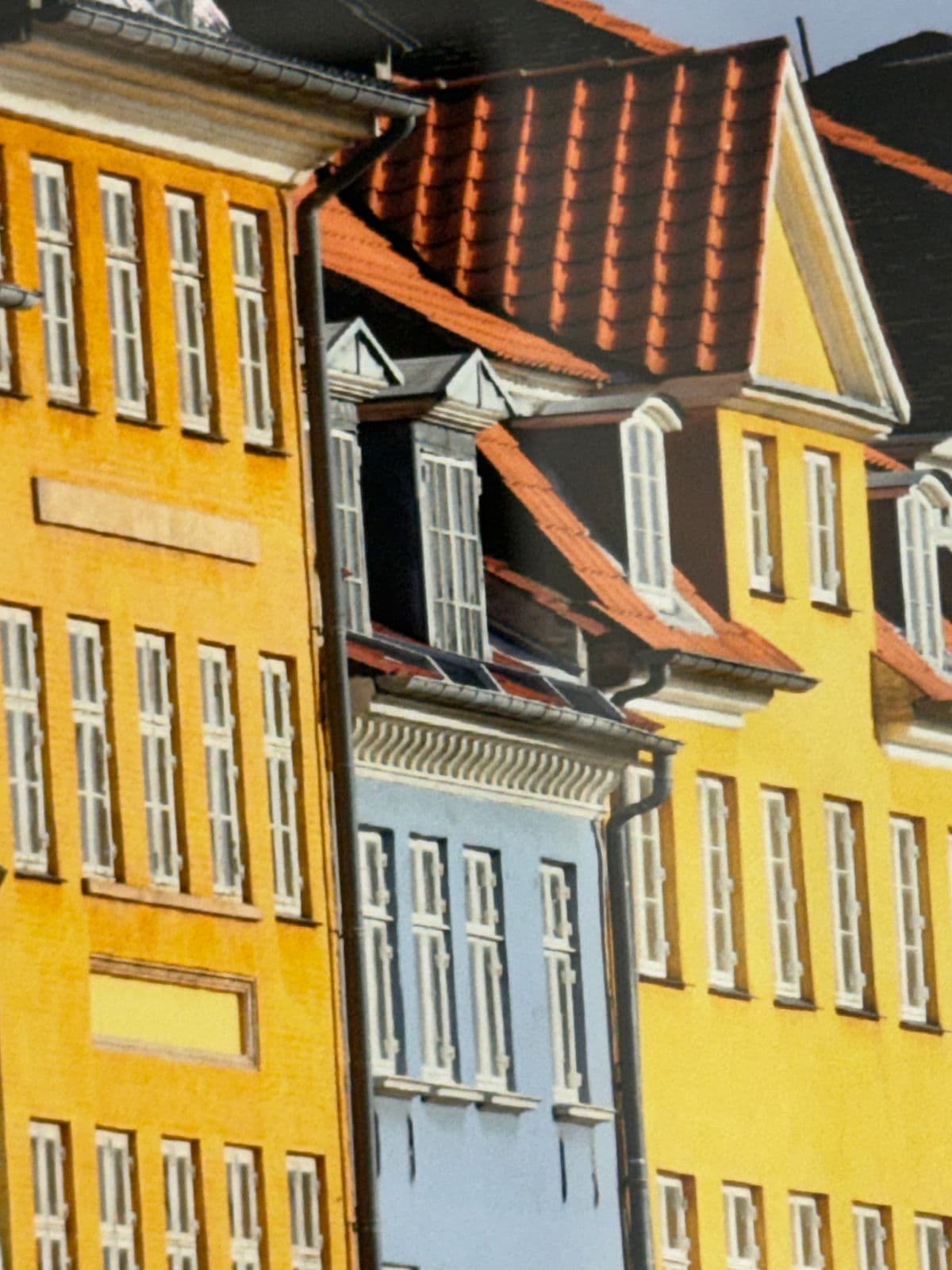 Color Photography Colorful Homes of Denmark Print, Framed - Thumbnail 9