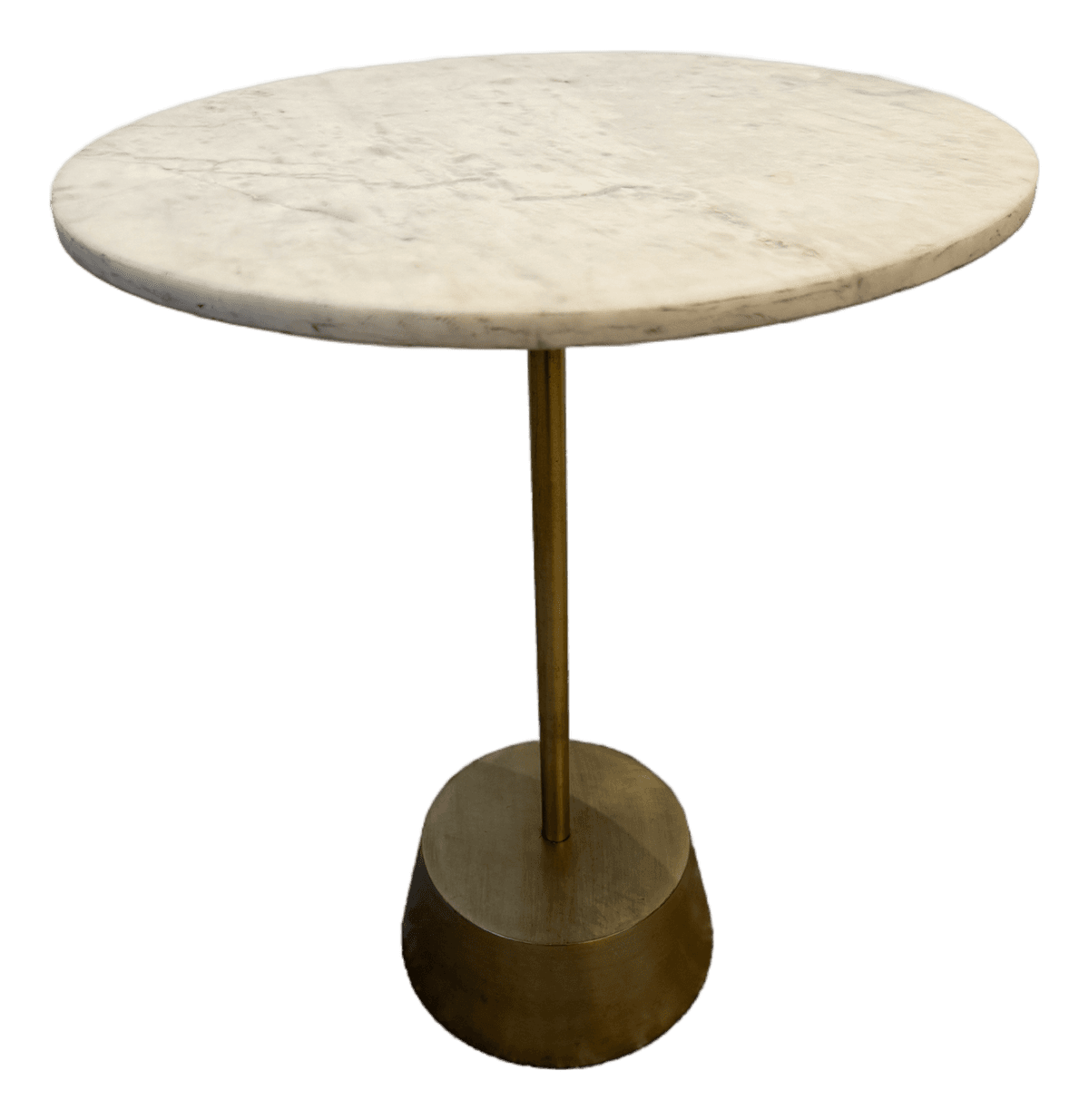 Steelcase for West Elm Maisi Marble + Brass Side Table - Thumbnail 2