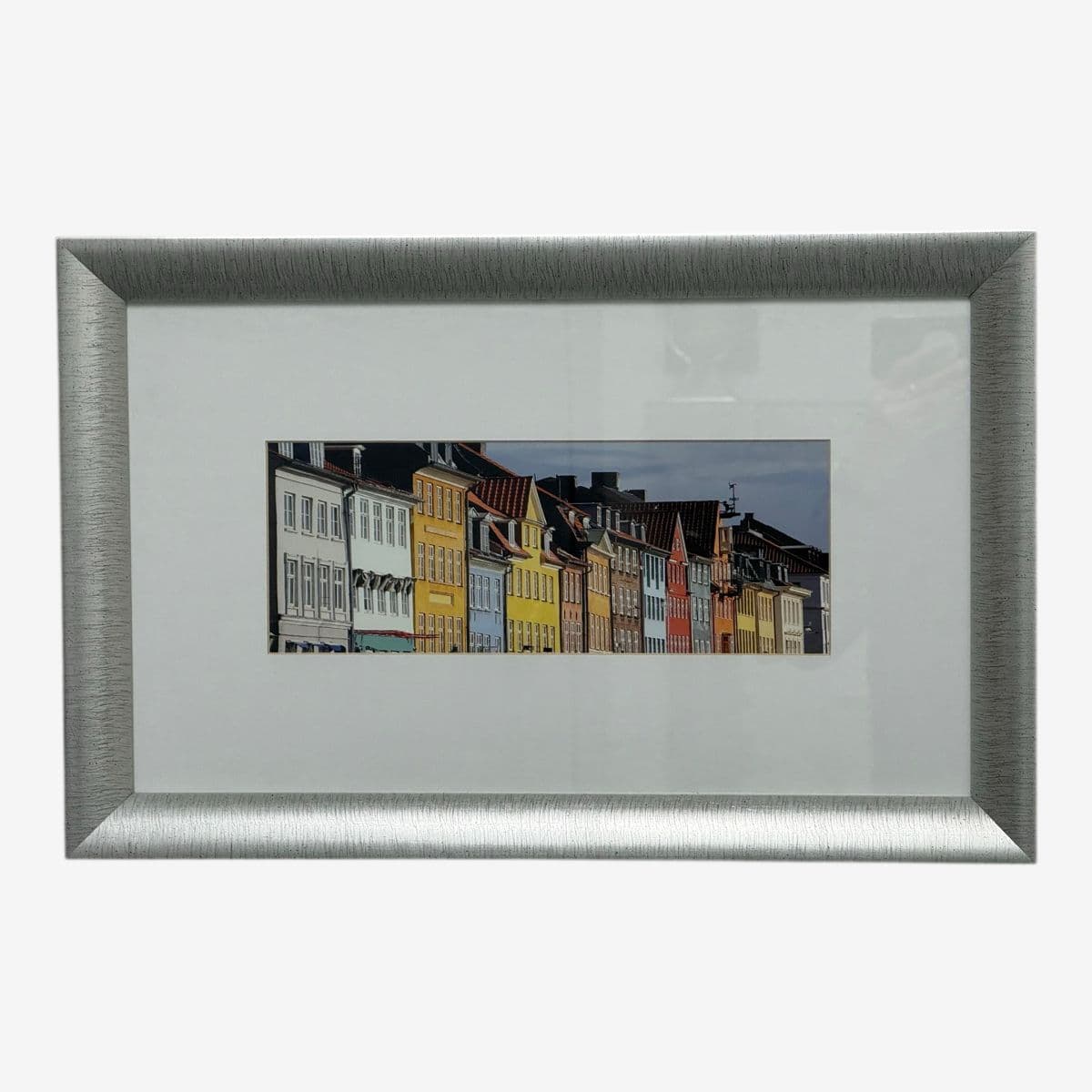Color Photography Colorful Homes of Denmark Print, Framed - Image 1