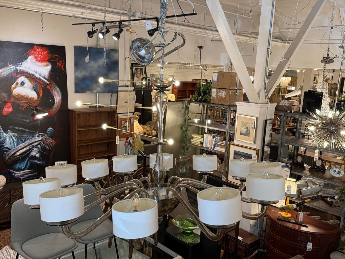 Bella Figura Disc Chandelier, Twelve Light - Thumbnail 7