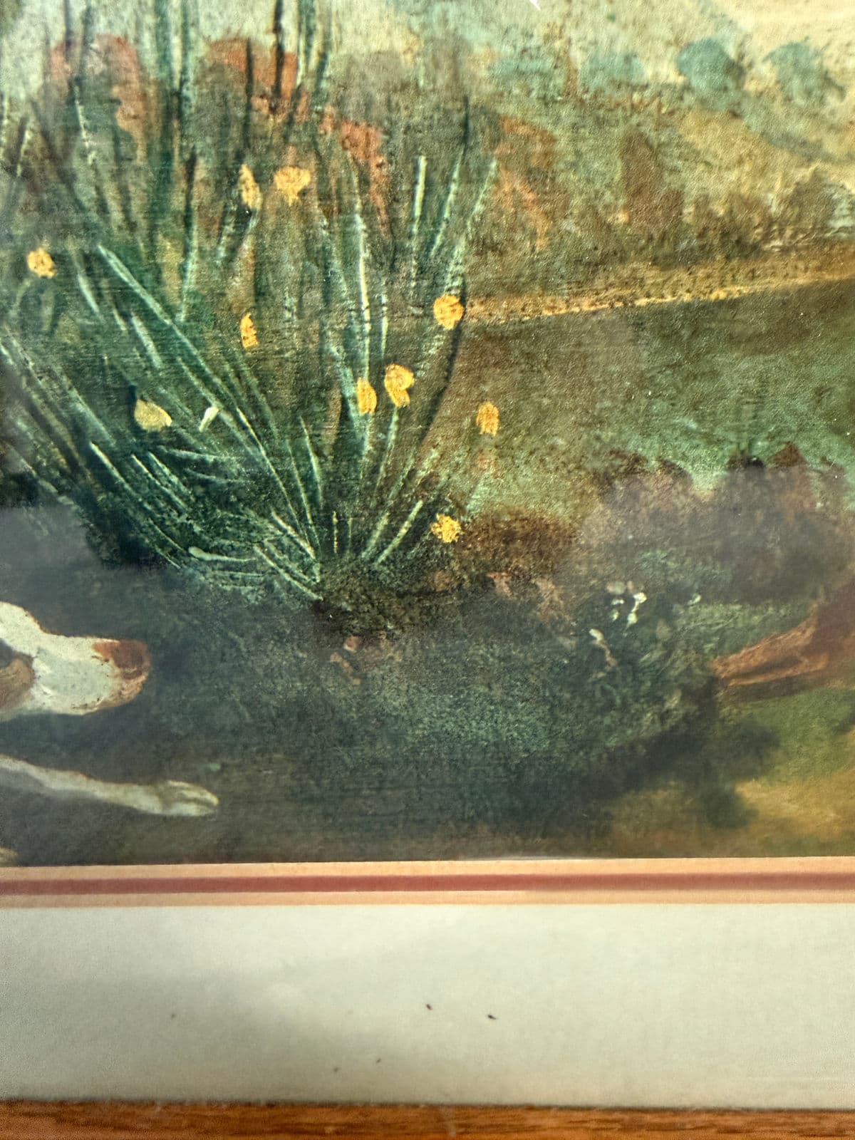 J P Oudry "Pointer and Partridge in a Landscape" Reproduction Print, Framed - Thumbnail 5