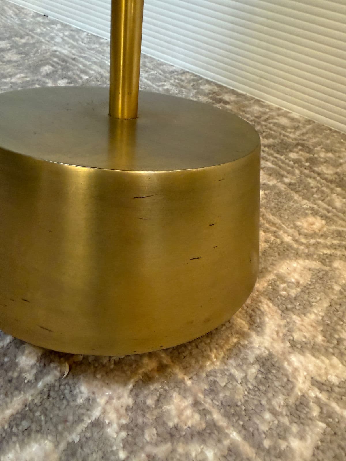 Steelcase for West Elm Maisi Marble + Brass Side Table - Thumbnail 8