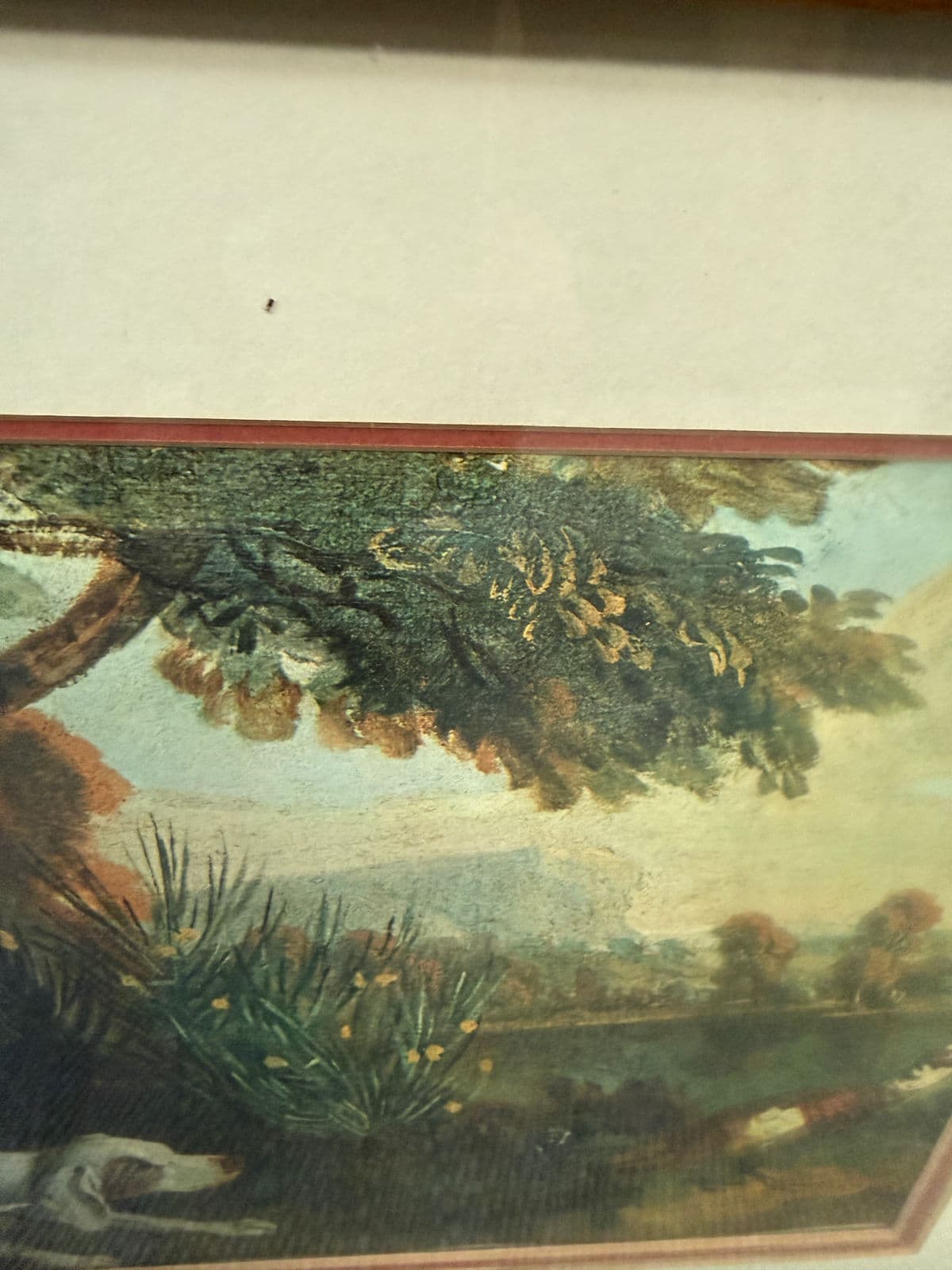 J P Oudry "Pointer and Partridge in a Landscape" Reproduction Print, Framed - Thumbnail 12