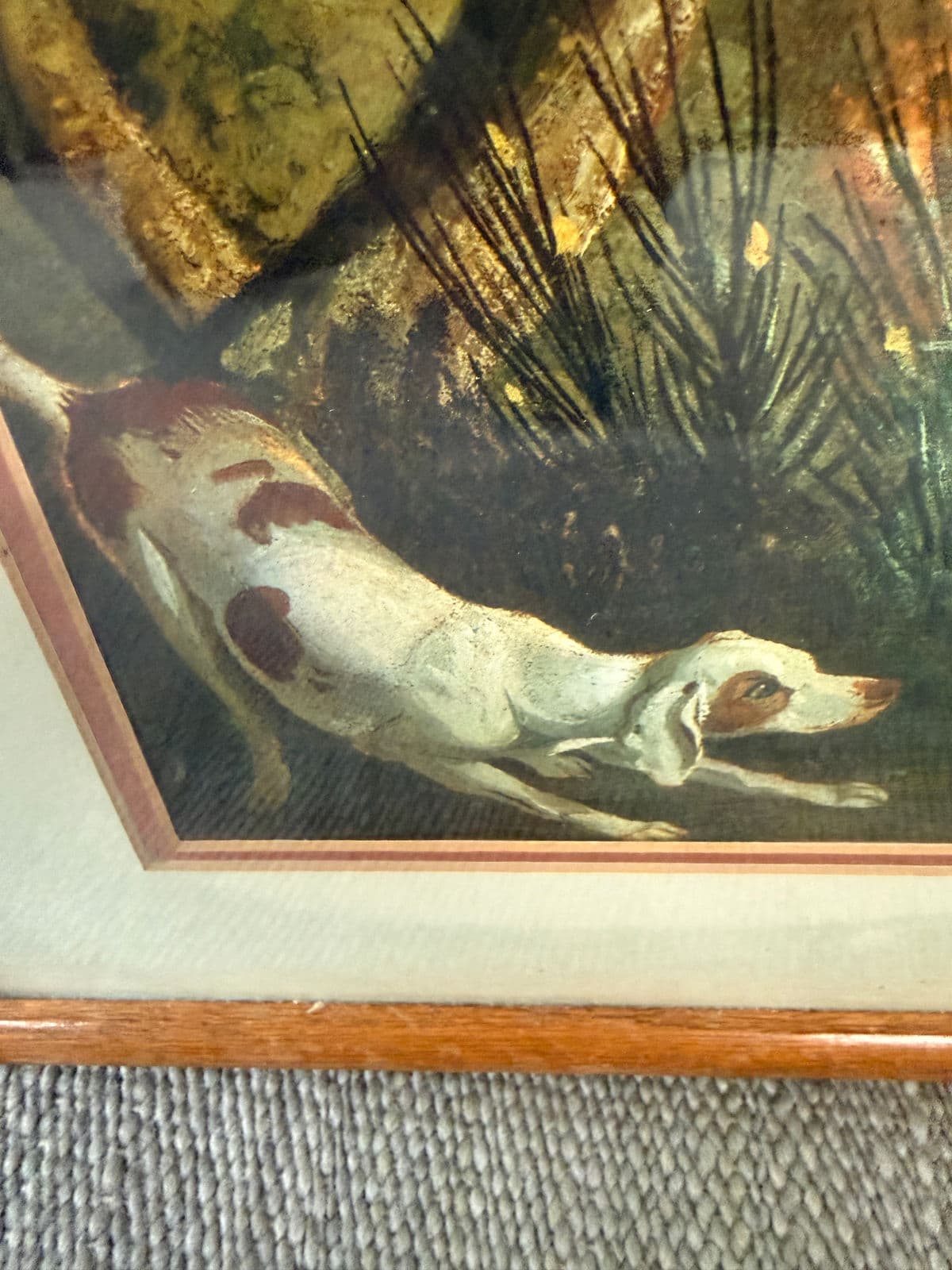 J P Oudry "Pointer and Partridge in a Landscape" Reproduction Print, Framed - Thumbnail 10