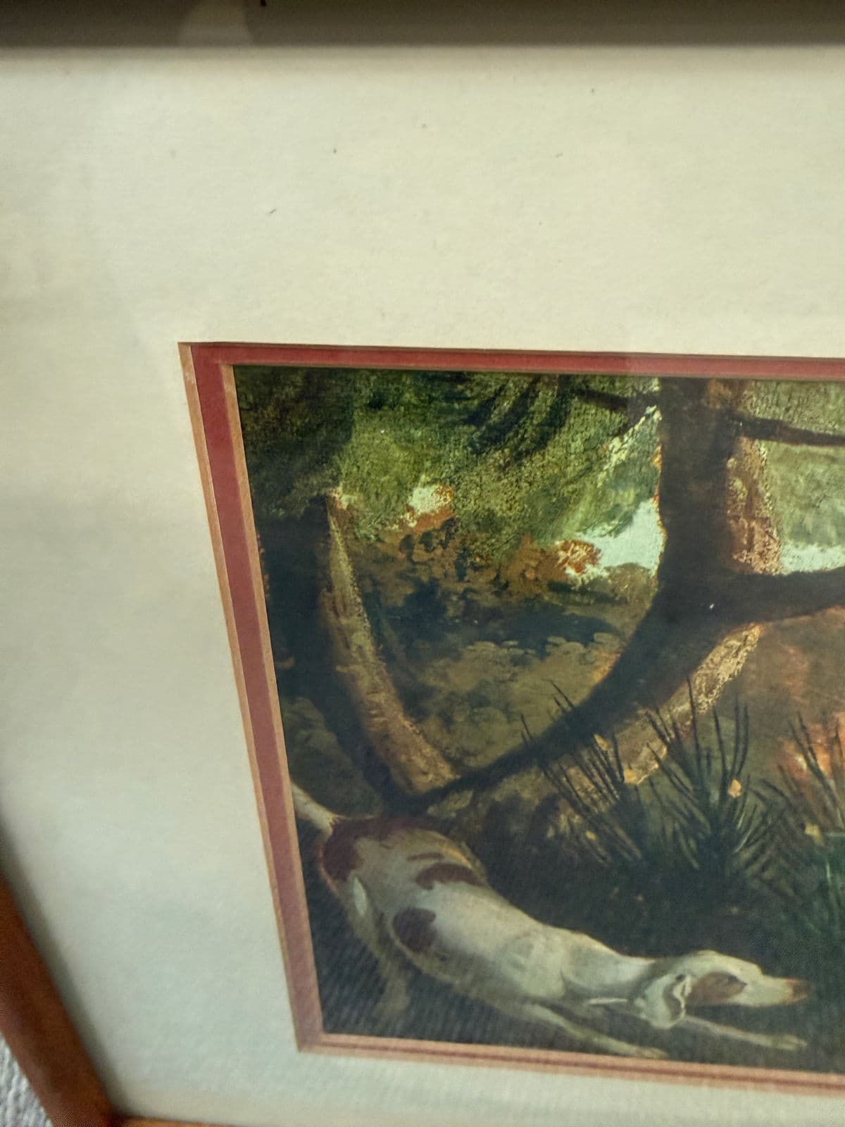 J P Oudry "Pointer and Partridge in a Landscape" Reproduction Print, Framed - Thumbnail 6