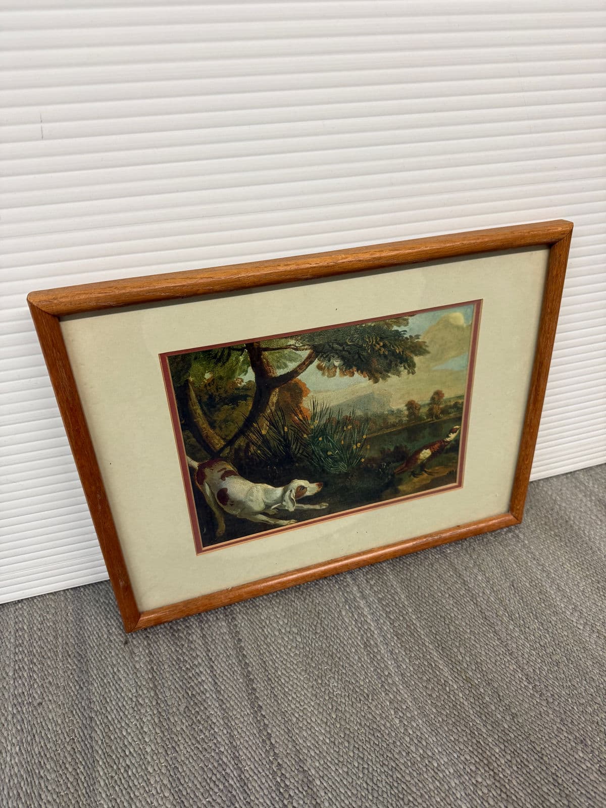 J P Oudry "Pointer and Partridge in a Landscape" Reproduction Print, Framed - Thumbnail 3
