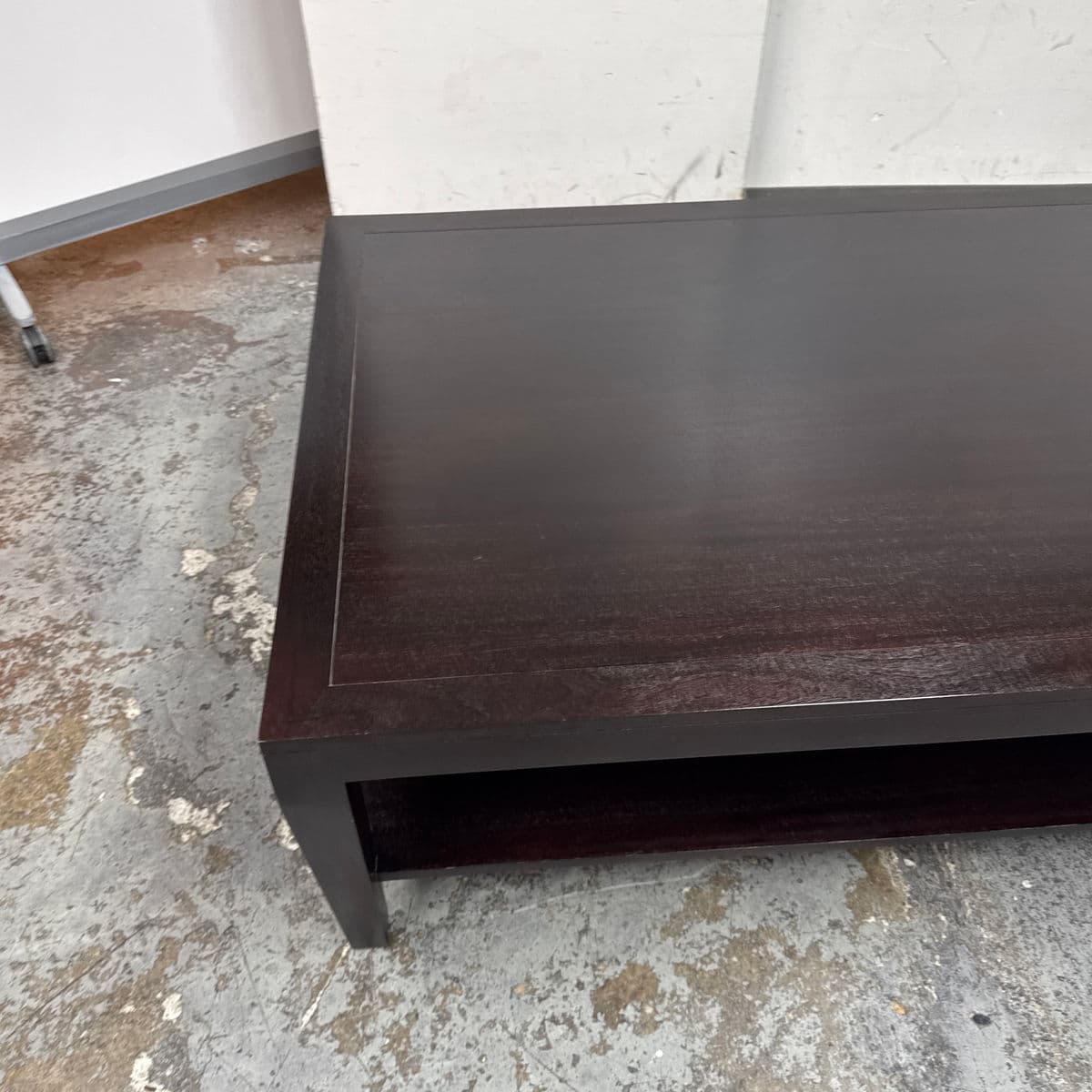 Custom Design Mahogany Finish Coffee Table - Thumbnail 12