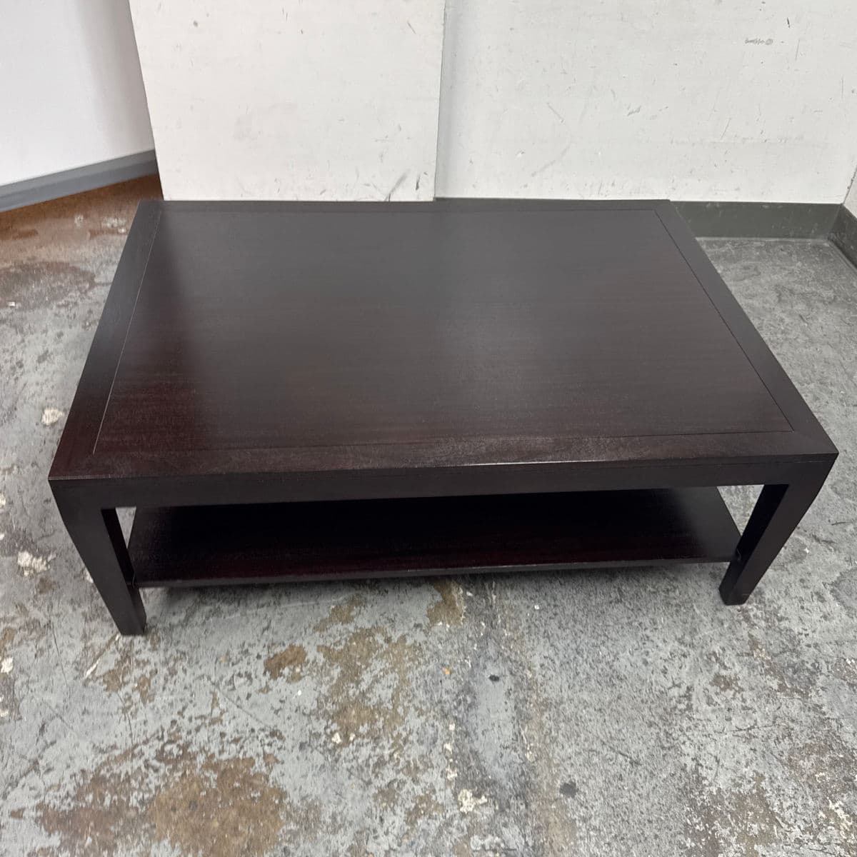 Custom Design Mahogany Finish Coffee Table - Thumbnail 11