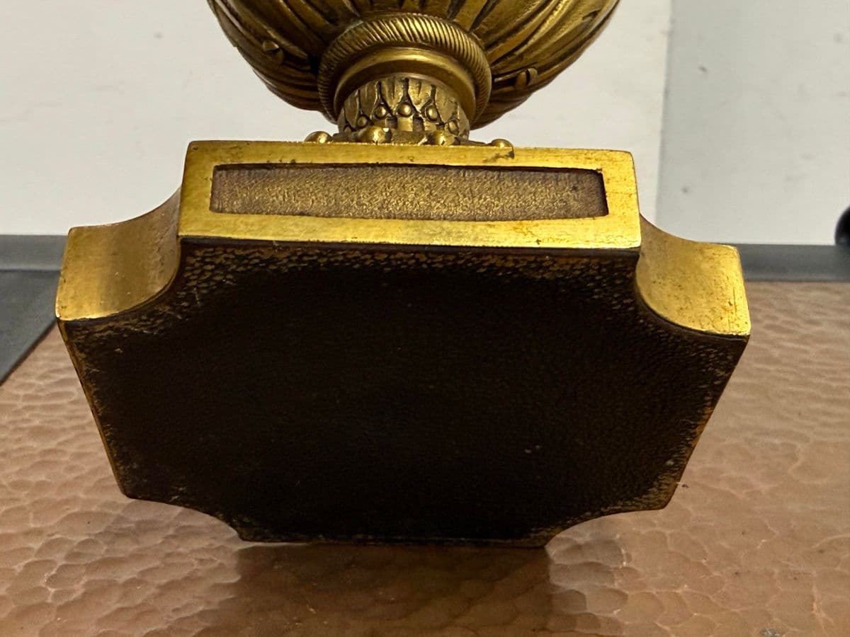 Swedish Neoclassical Gilt Bronze-Mounted Cobalt Blue Vases, Pair - Thumbnail 13