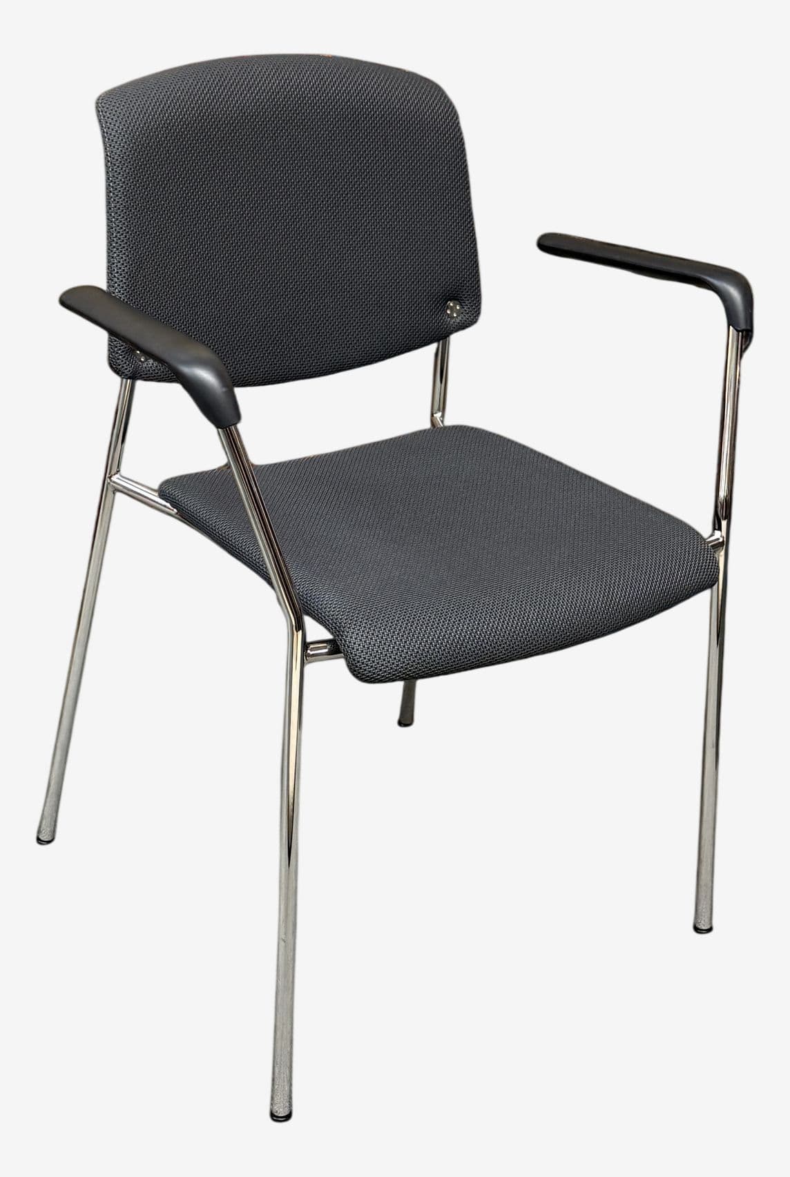 Hightower Modernist Stackable Arm Chair, Orange - Image 1