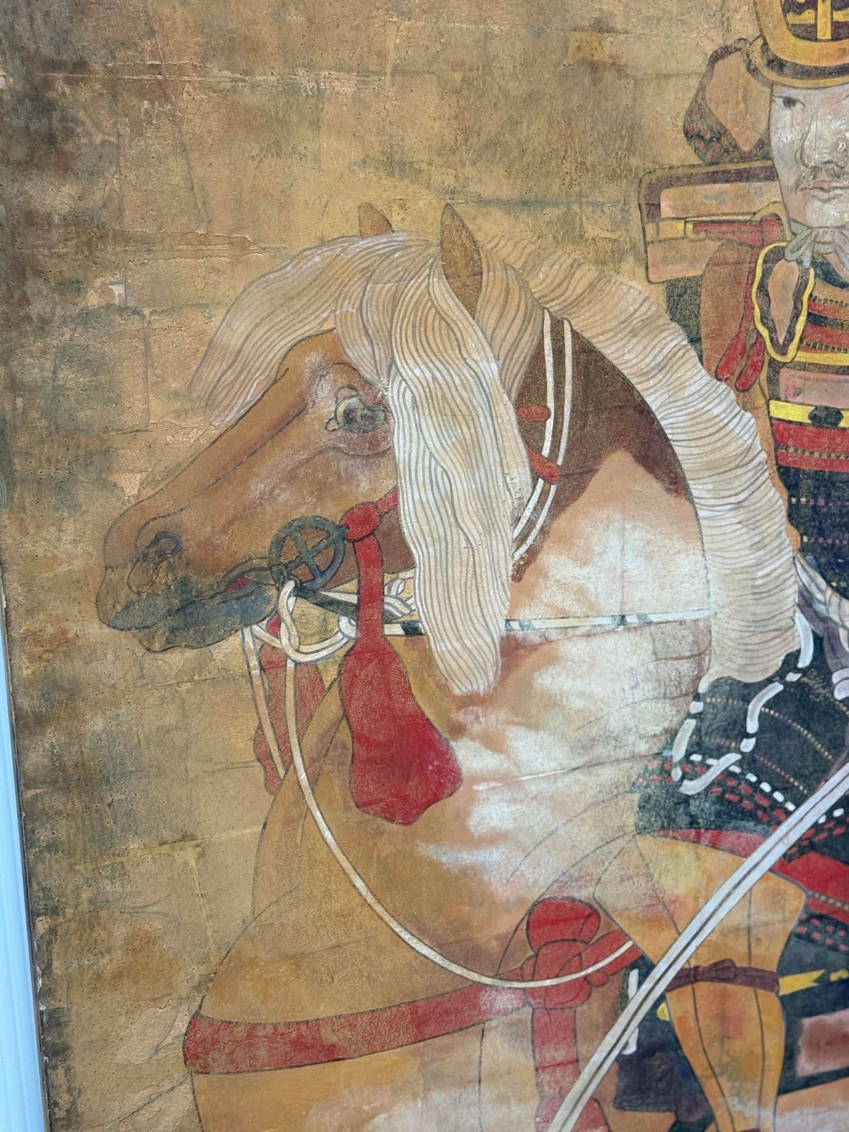 "Sumimoto Hosokawa on Horseback'' Large Scale Painting - Thumbnail 7