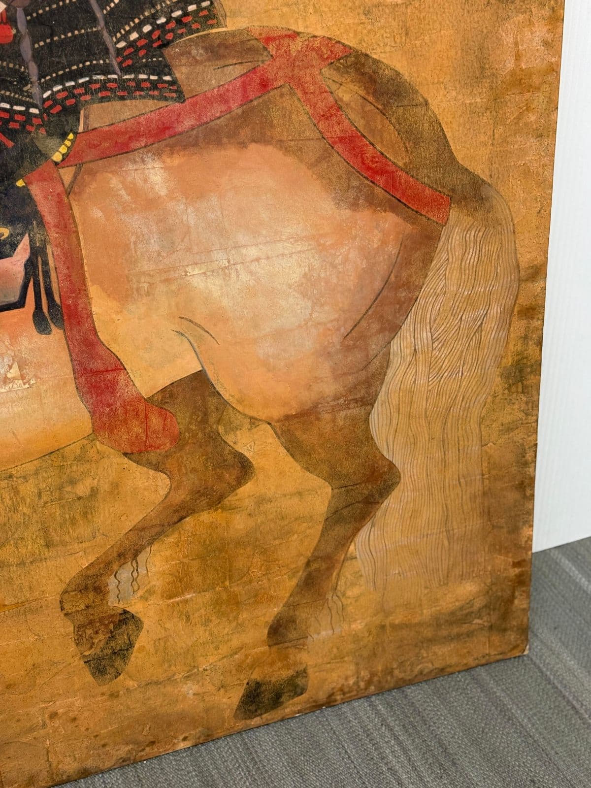 "Sumimoto Hosokawa on Horseback'' Large Scale Painting - Thumbnail 10