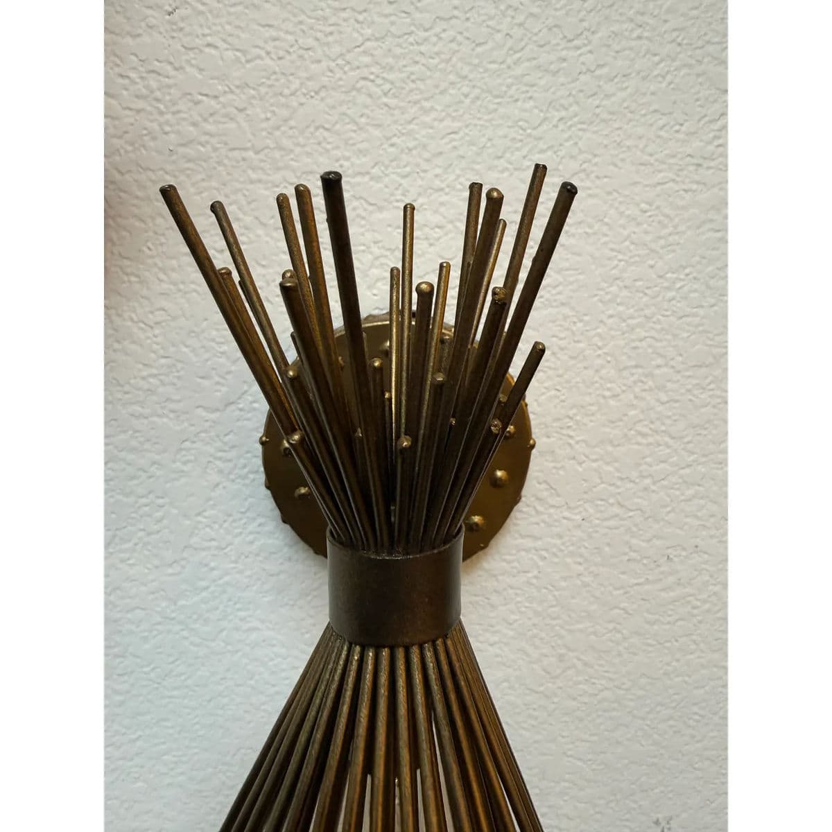 Brass Spike Bundle Sconces, Pair - Thumbnail 12