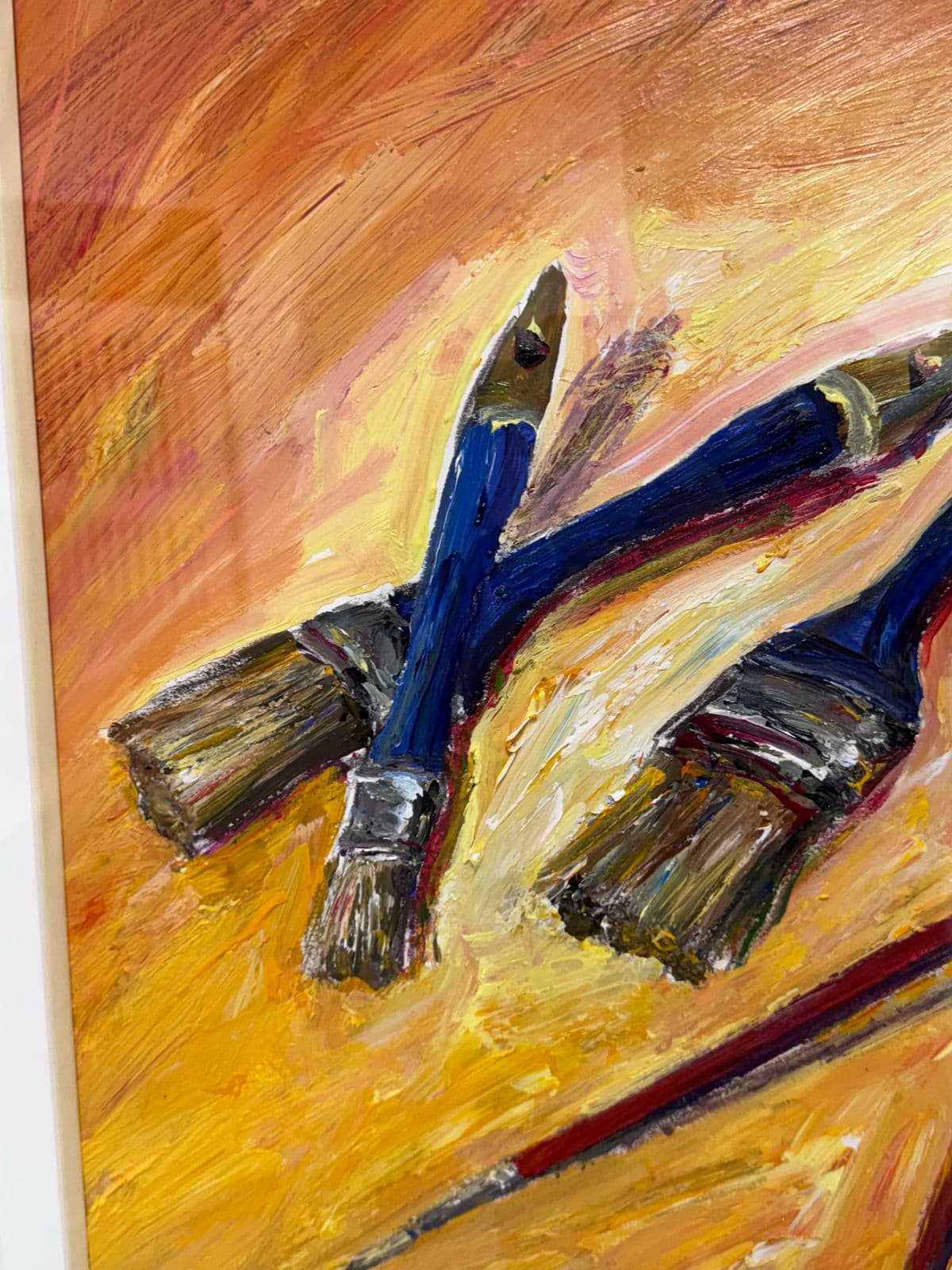 Circa 2011 Albert E. Smith Abstract Painting, Framed - Thumbnail 9