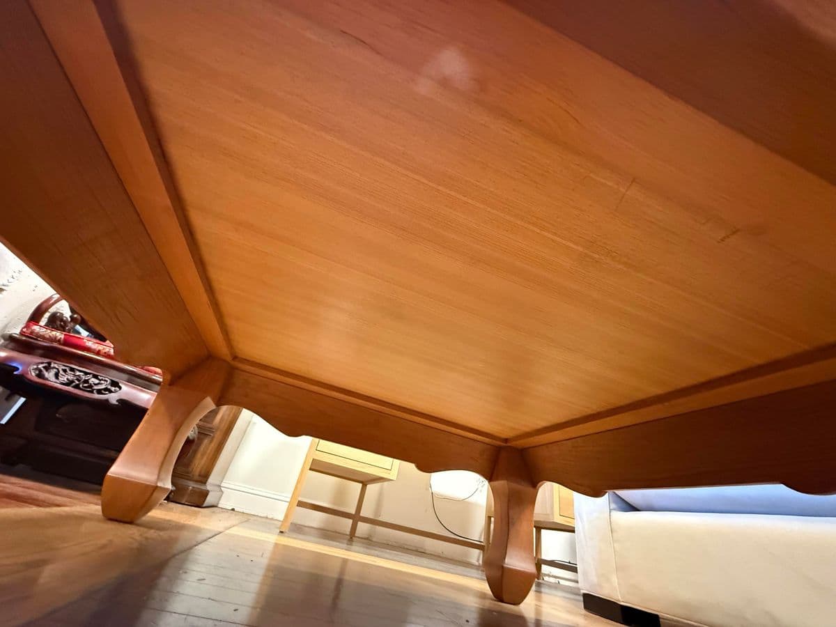 Late 20th Century Ming Style Teak Wood Coffee Table - Thumbnail 10