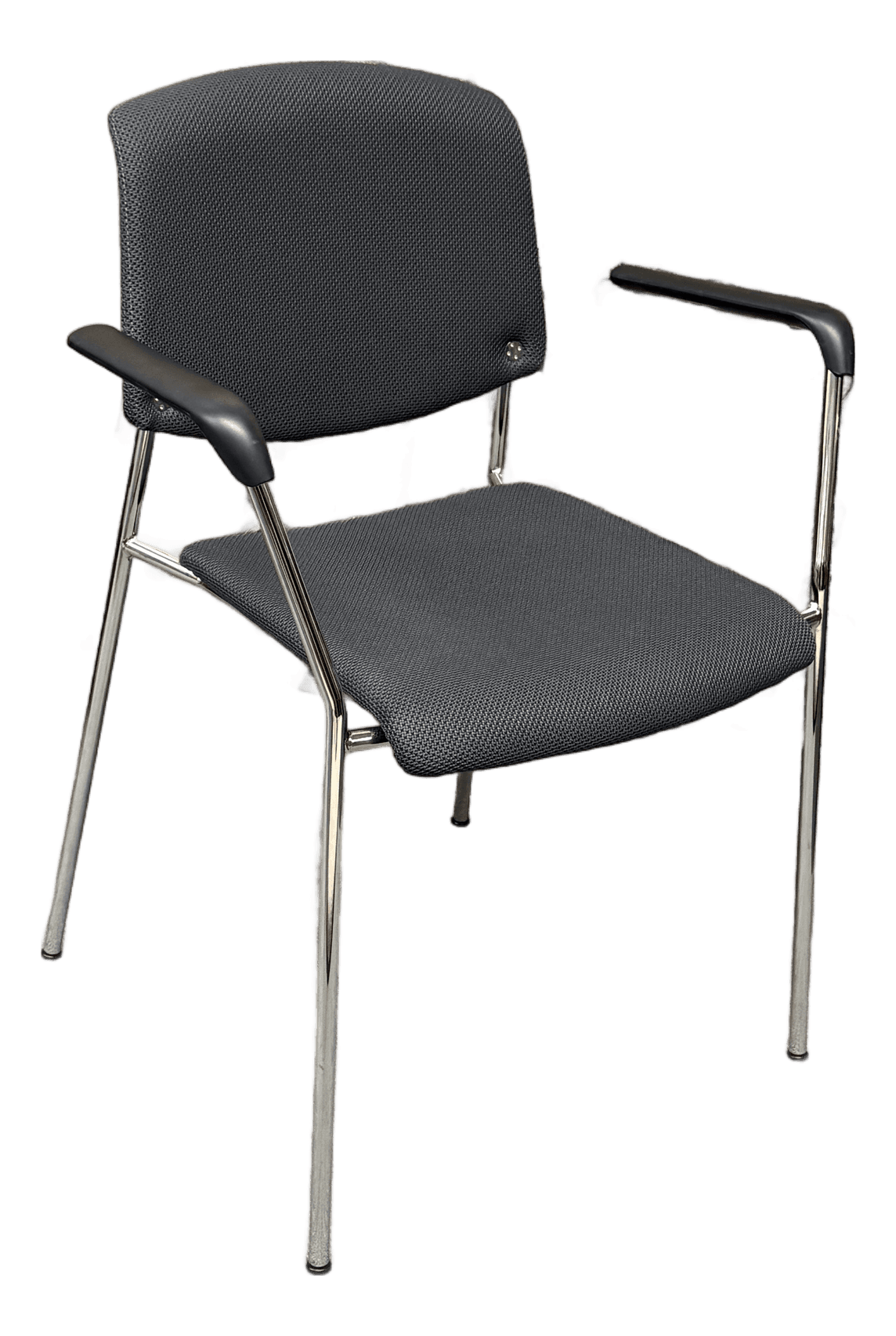 Hightower Modernist Stackable Arm Chair, Orange - Thumbnail 2