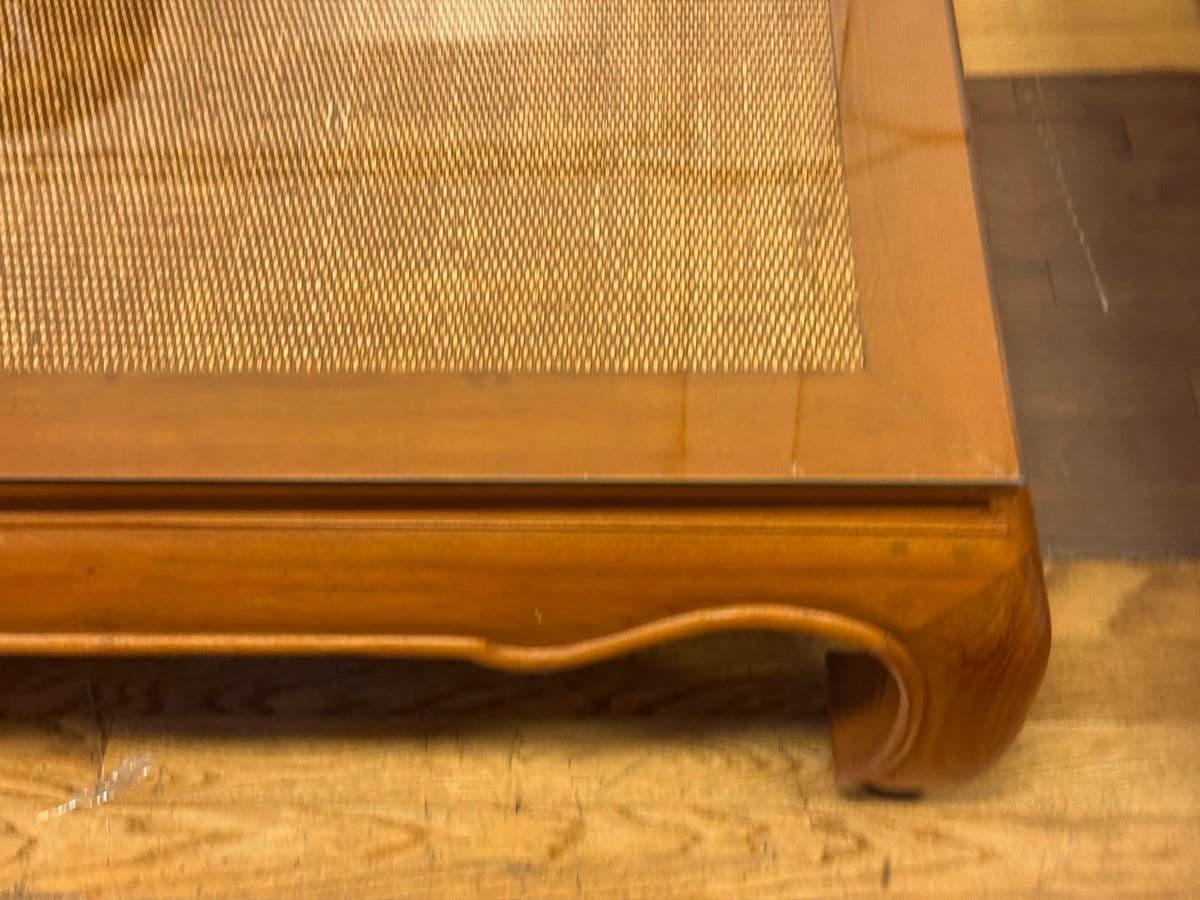 Late 20th Century Ming Style Teak Wood Coffee Table - Thumbnail 9