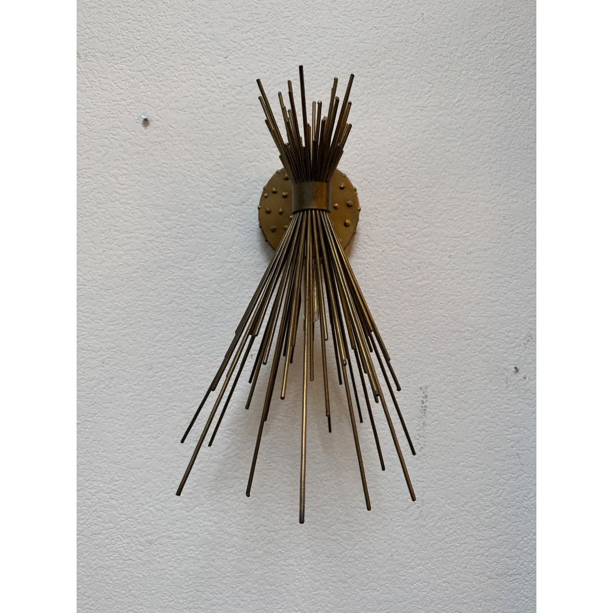 Brass Spike Bundle Sconces, Pair - Thumbnail 9