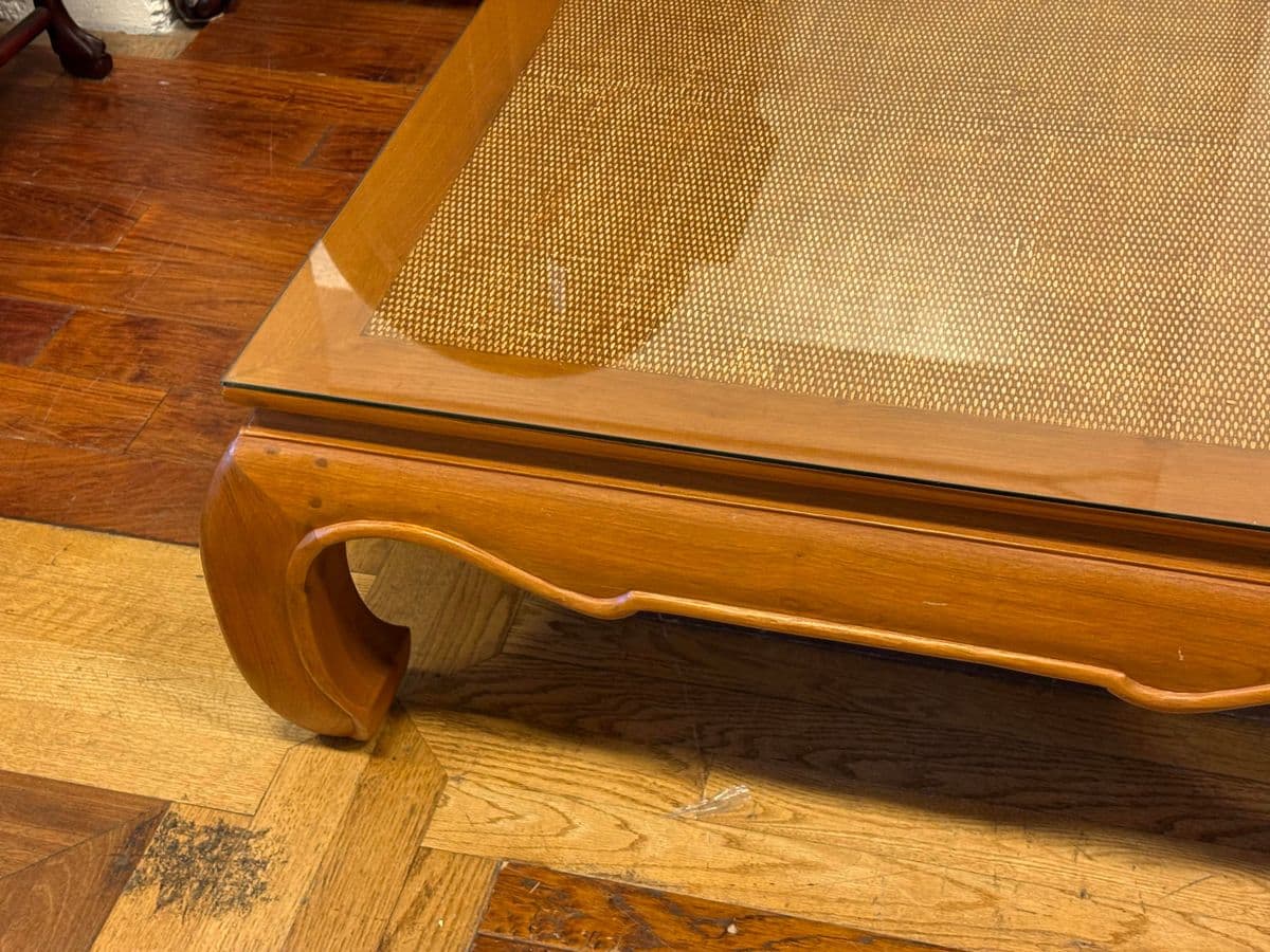 Late 20th Century Ming Style Teak Wood Coffee Table - Thumbnail 13
