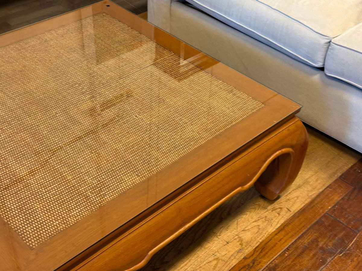 Late 20th Century Ming Style Teak Wood Coffee Table - Thumbnail 6