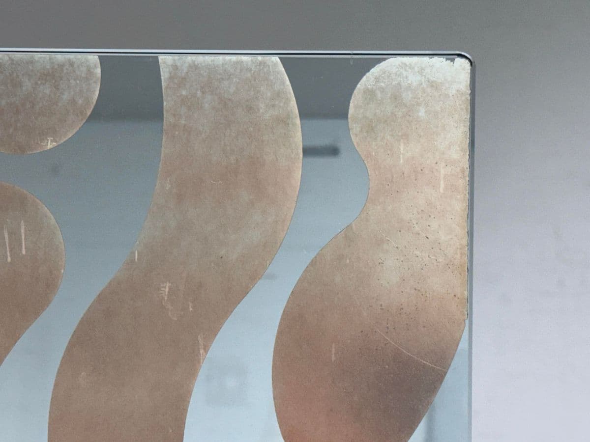 Post Modern Fiam Italia Mirrored + Glass Wall Divider - Thumbnail 10