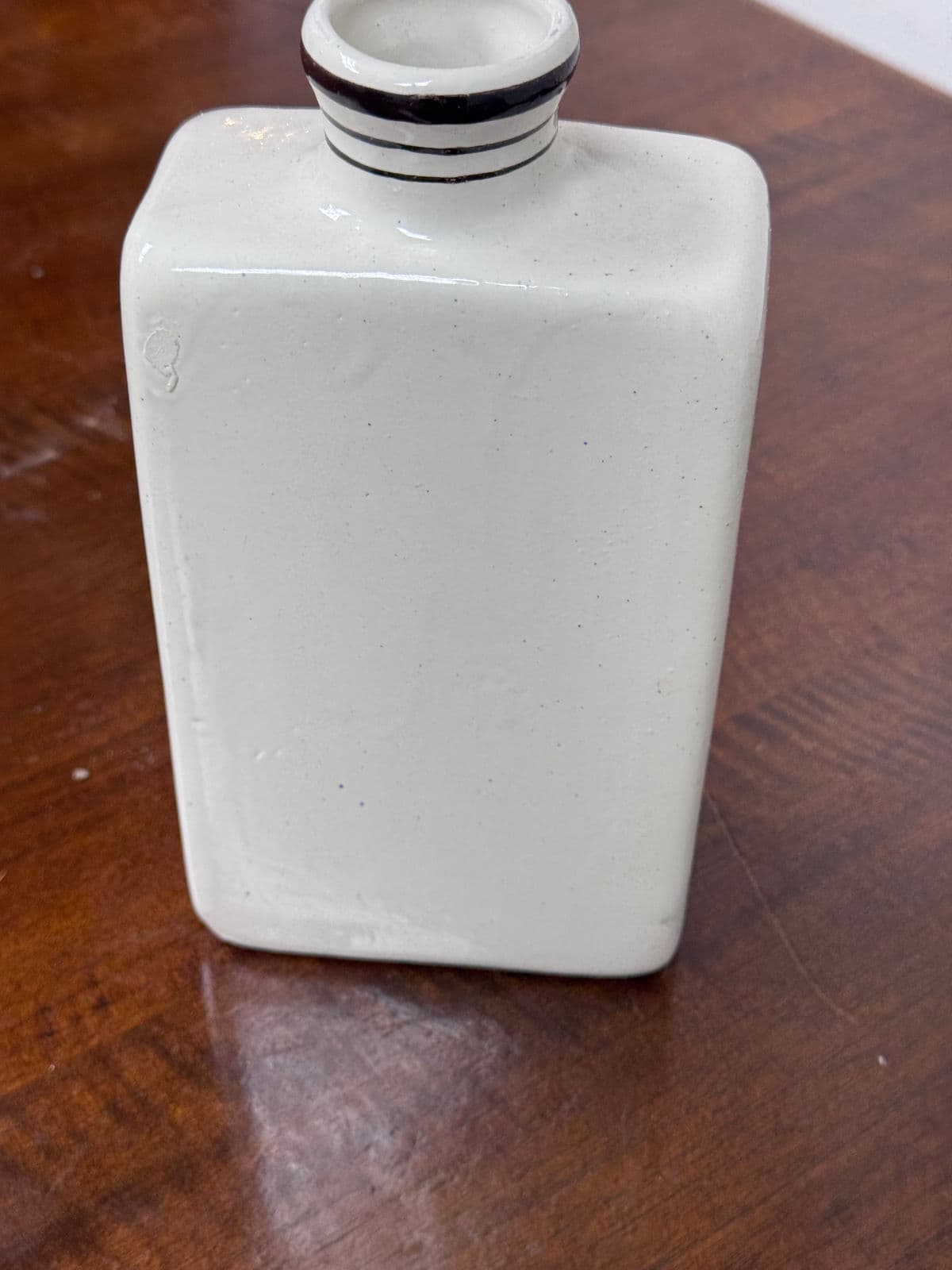 Vintage Italian Majolica Ceramic Bottle - Thumbnail 3