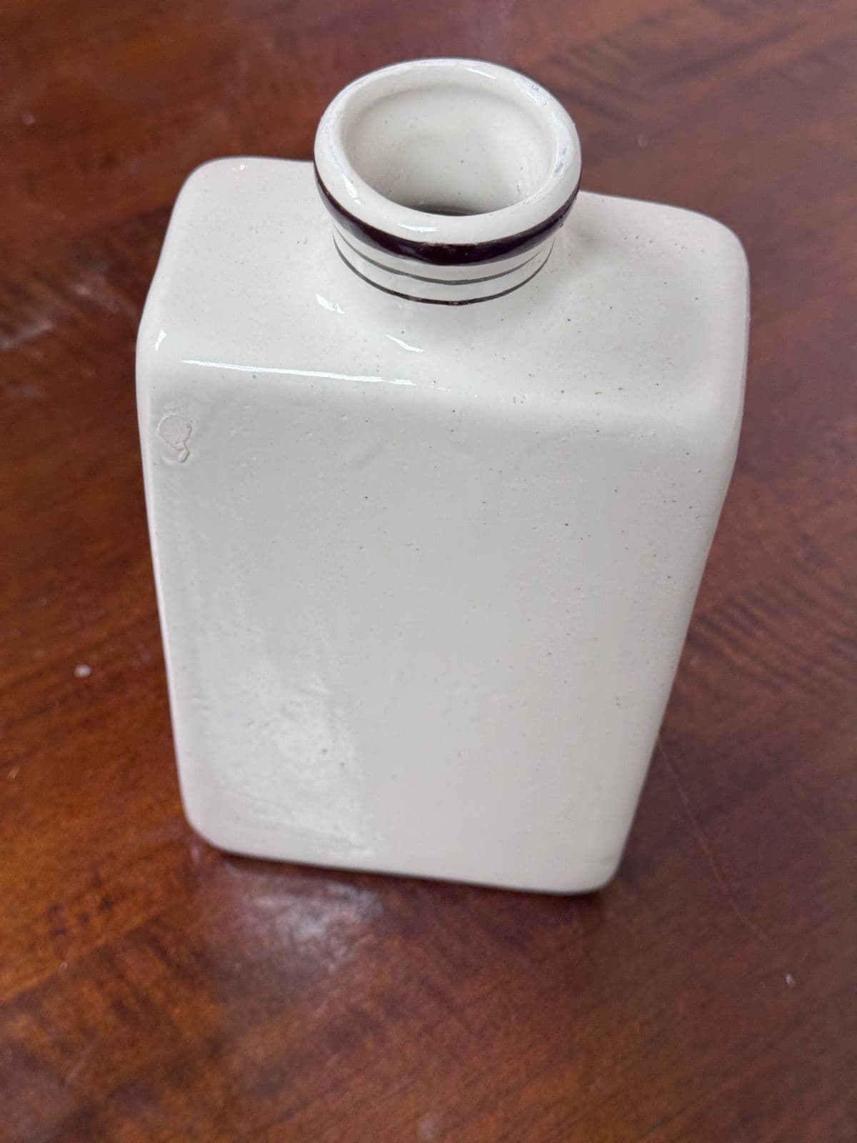 Vintage Italian Majolica Ceramic Bottle - Thumbnail 5