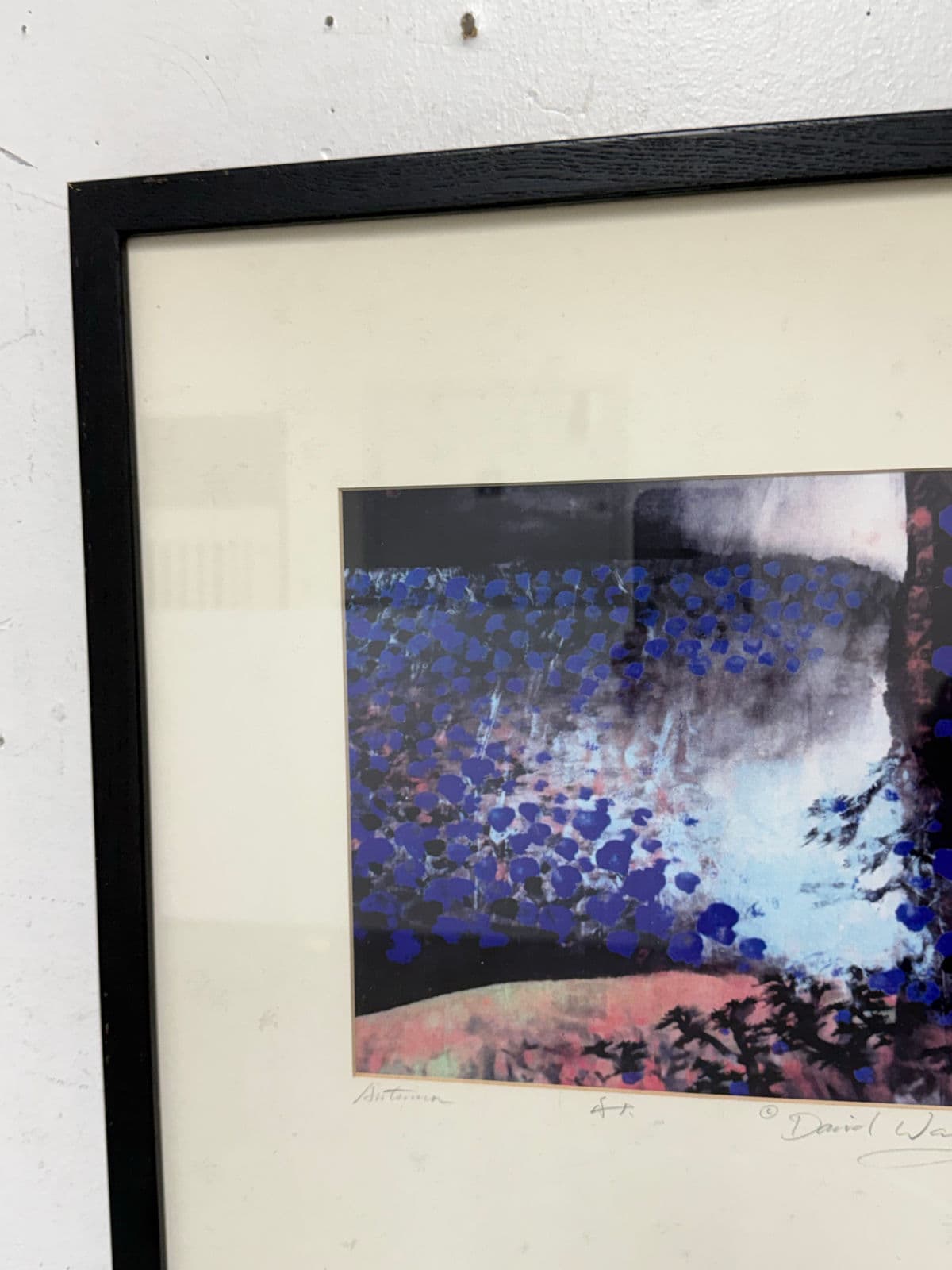 Circa 1996 David Z Wang Autumn a/P Lithograph, Signed - Thumbnail 6