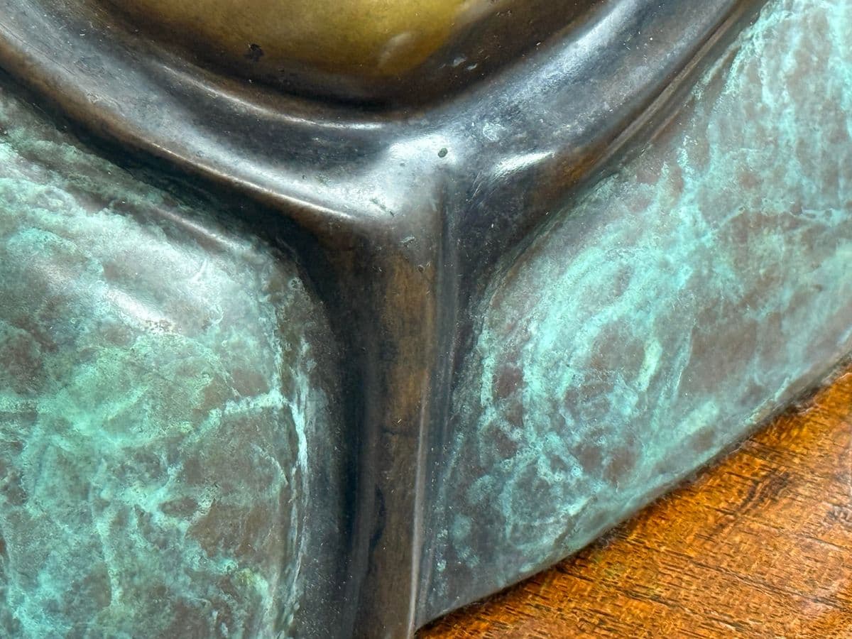 Circa 1985 Sharon Spencer Bronze Sculpture of Intuit Woman, Signed + Numbered - Thumbnail 11