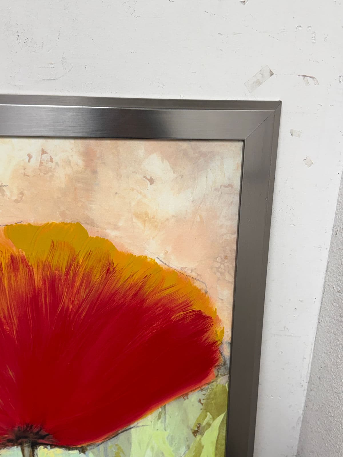 Contemporary Poppies Landscape Painting, Signed - Thumbnail 6