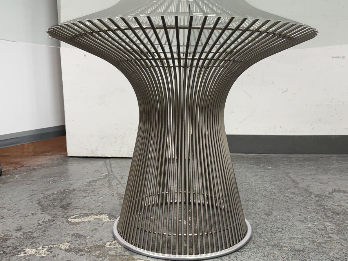 Warren Platner for Knoll/Design Within Reach Platner Wire + Glass Dining Table - Thumbnail 11