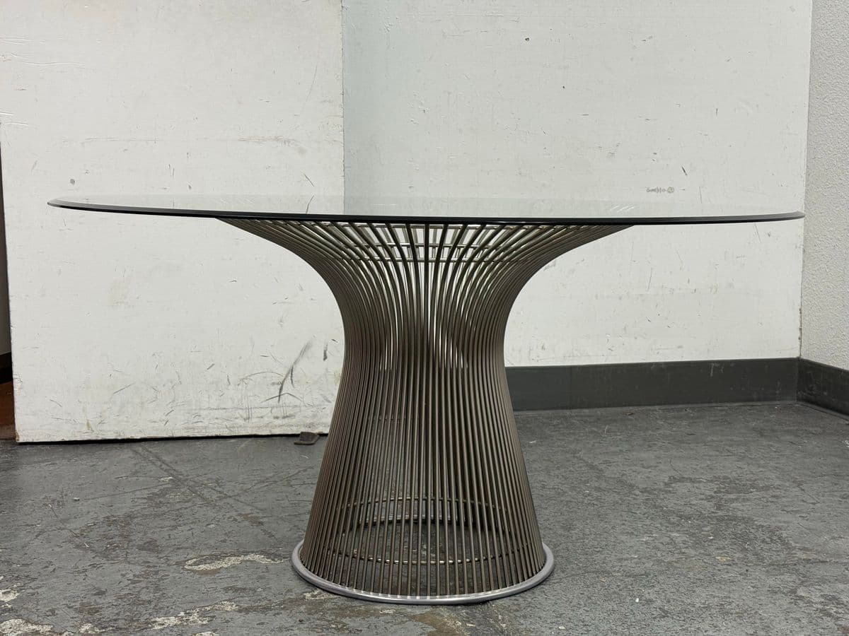 Warren Platner for Knoll/Design Within Reach Platner Wire + Glass Dining Table - Thumbnail 3
