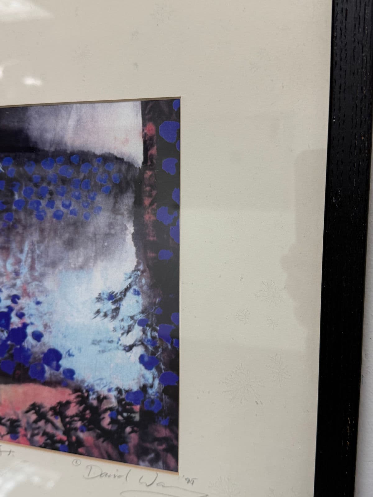 Circa 1996 David Z Wang Autumn a/P Lithograph, Signed - Thumbnail 9