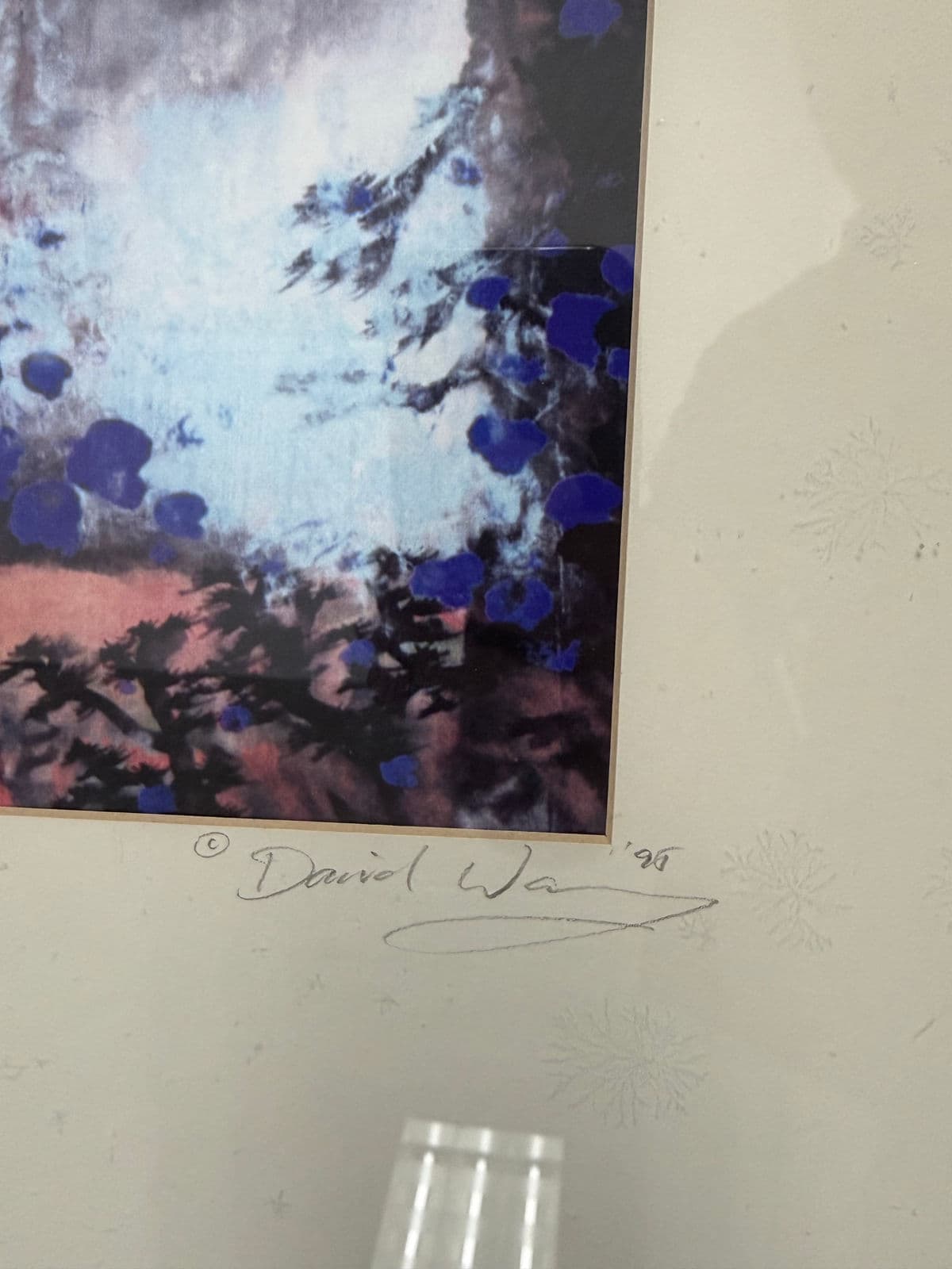 Circa 1996 David Z Wang Autumn a/P Lithograph, Signed - Thumbnail 10