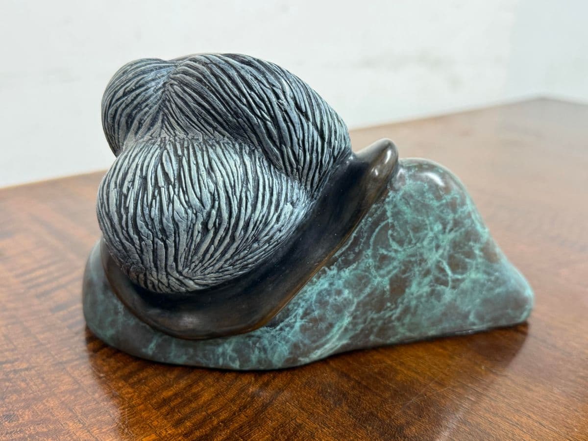 Circa 1985 Sharon Spencer Bronze Sculpture of Intuit Woman, Signed + Numbered - Thumbnail 7