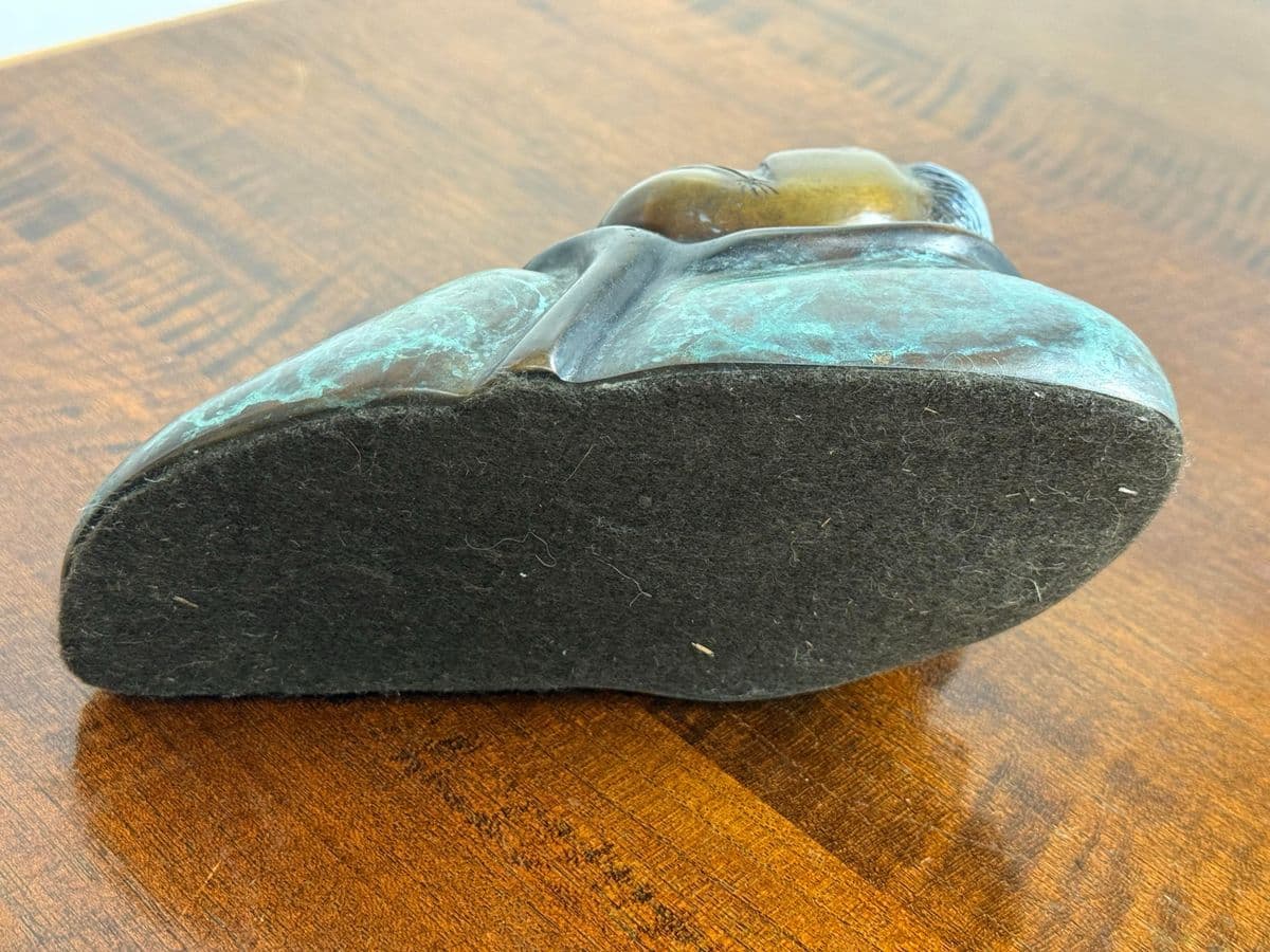 Circa 1985 Sharon Spencer Bronze Sculpture of Intuit Woman, Signed + Numbered - Thumbnail 13