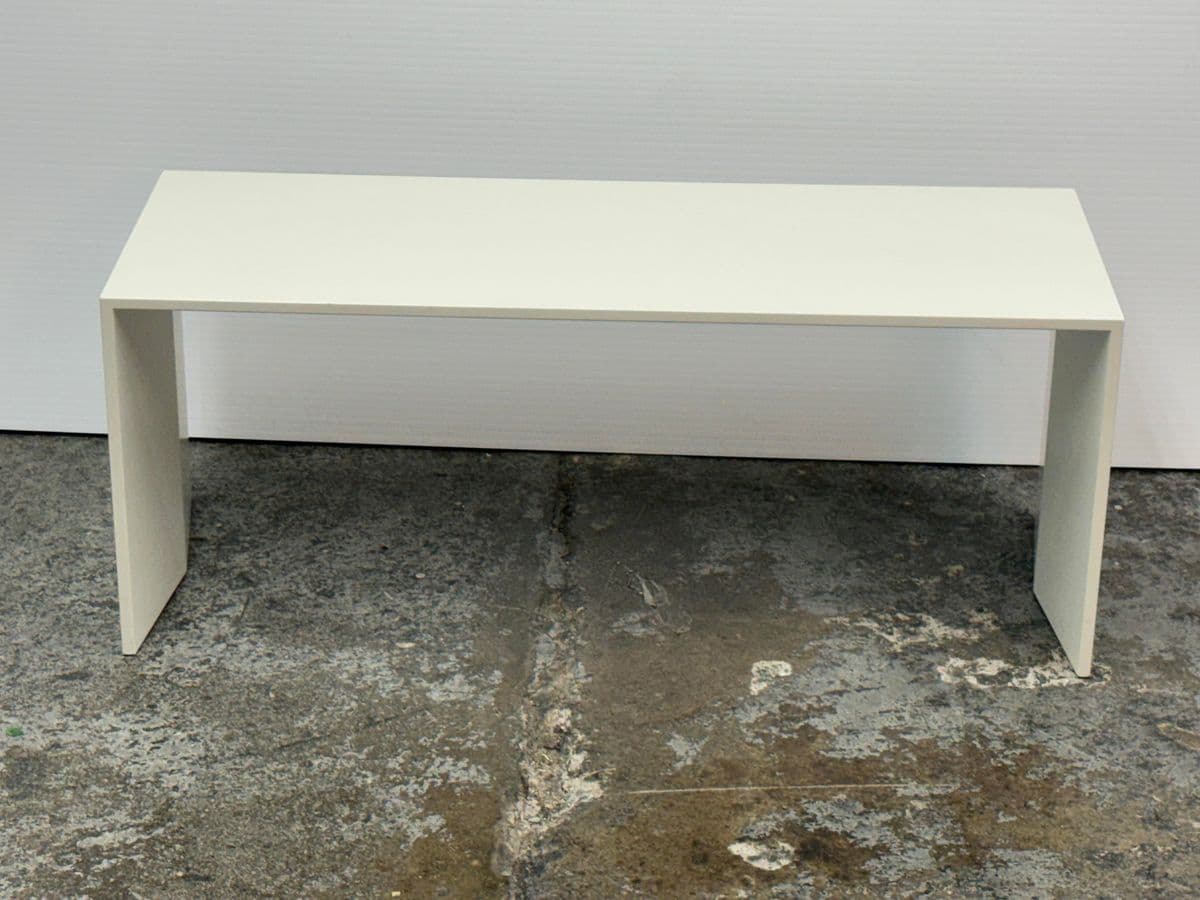 Custom Design White Lacquered Side Table - Thumbnail 5