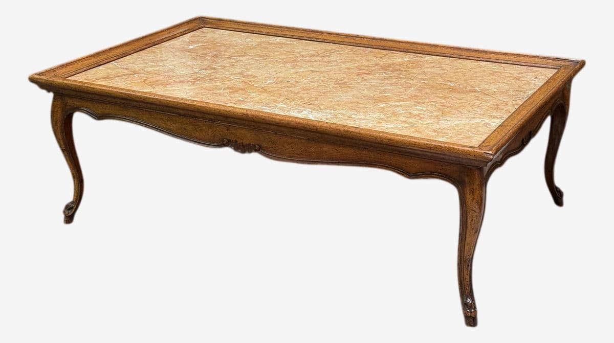 Late 20th Century Louis XV Reproduction Coffee Table - Image 1