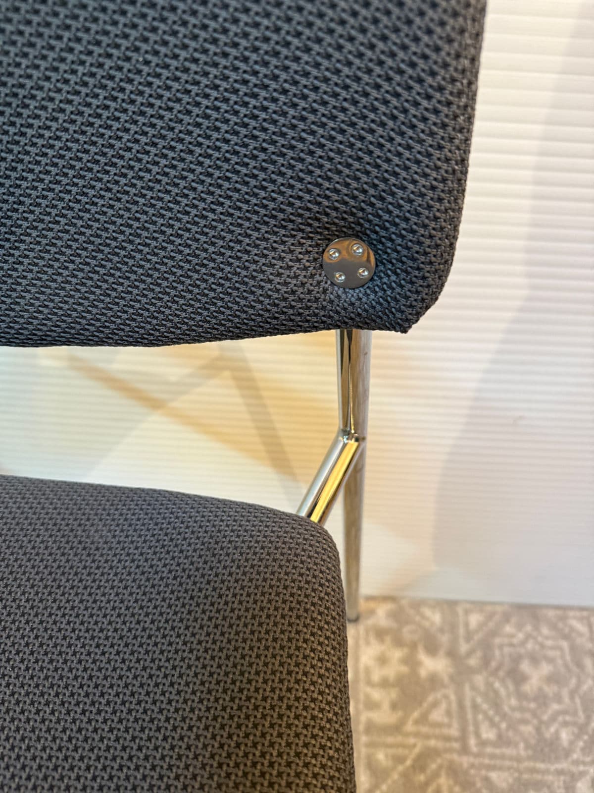 Hightower Modernist Stackable Arm Chairs, Pair - Thumbnail 5