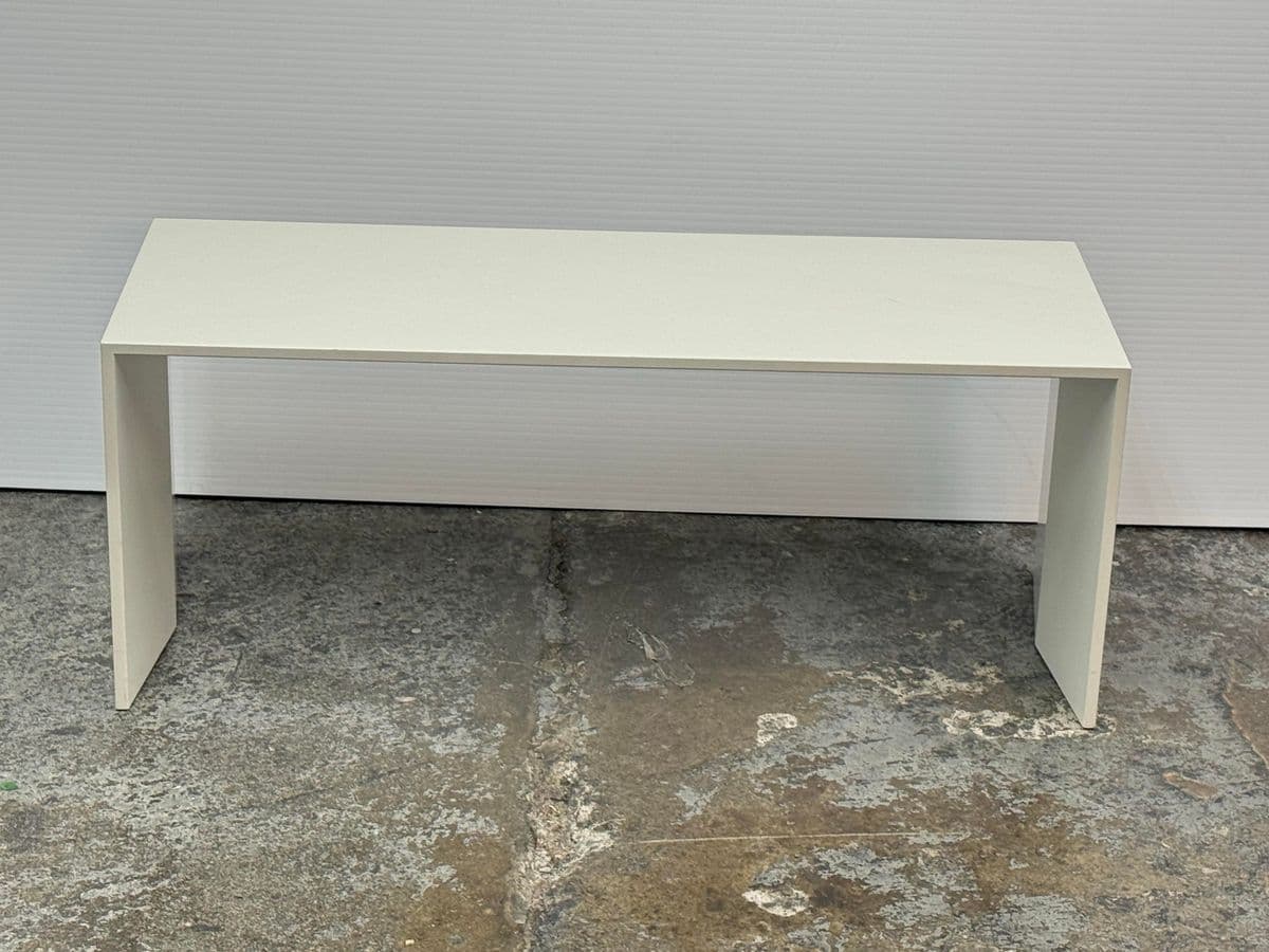 Custom Design White Lacquered Side Table - Thumbnail 13
