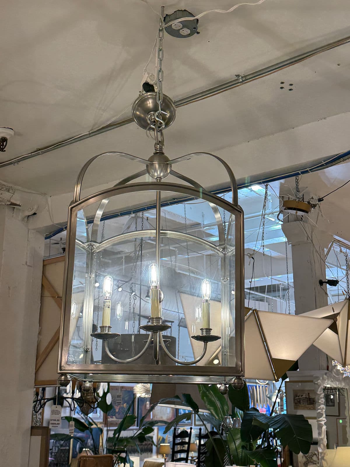 Visual Comfort Signature Arch Top Lantern Pendant - Thumbnail 3