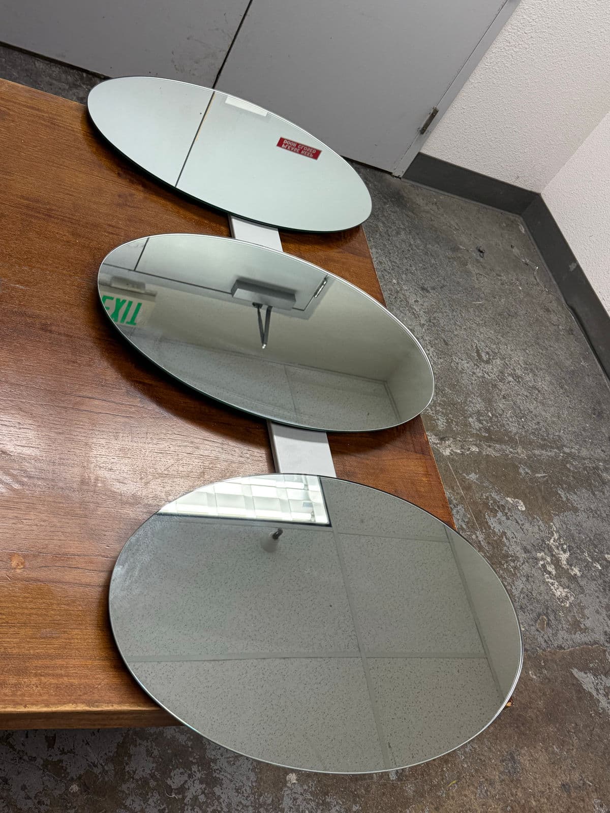 Tonelli Italian Three Oval Wall Mirrors - Thumbnail 3