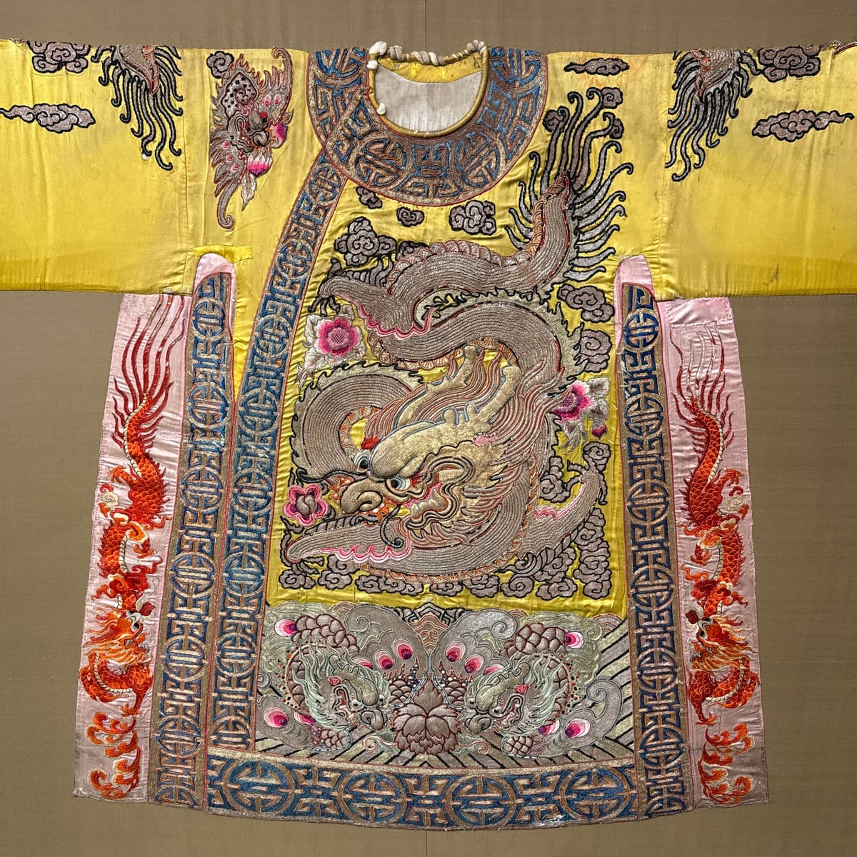 19th Century Dragon Kimono Robe for Chinese Theater - Thumbnail 3