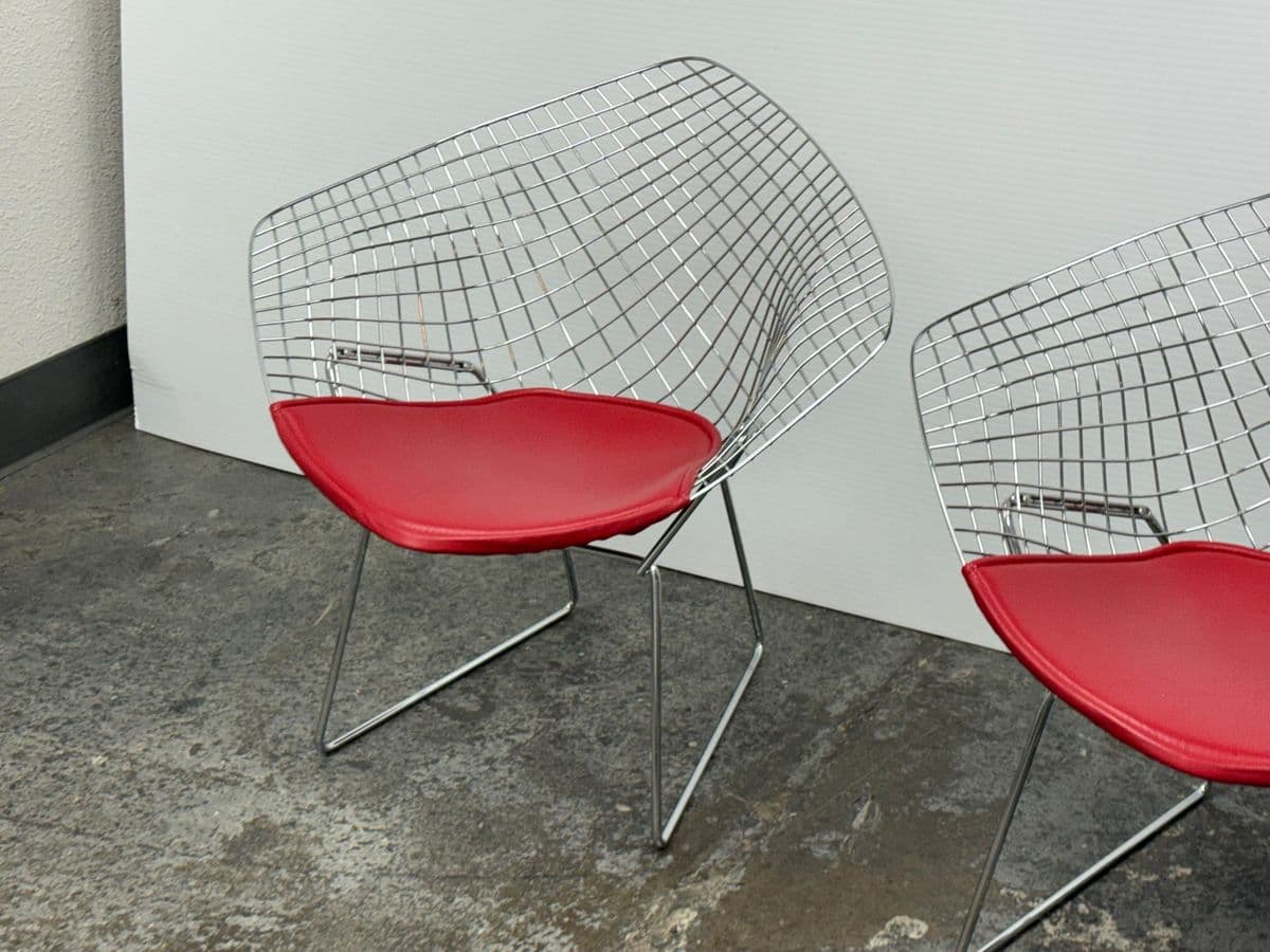 Harry Bertoia for Alivar Diamond Arm Chairs, Pair - Thumbnail 6