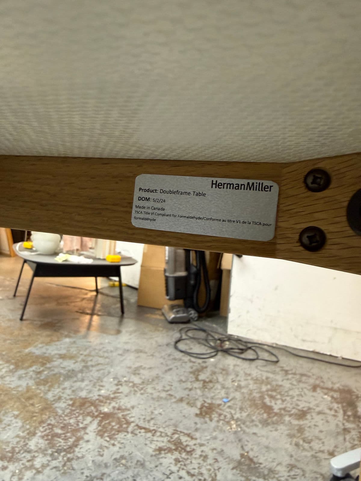 Michael Anastassiades for Herman Miller Doubleframe Marble Table - Thumbnail 8